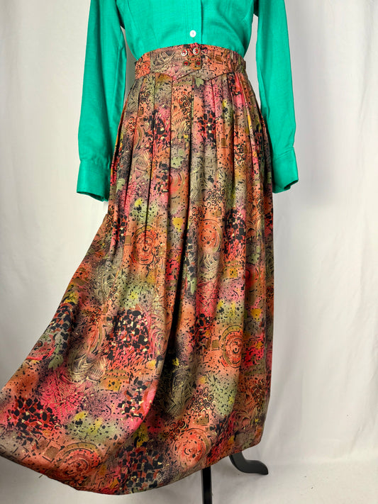 Gonna anni ‘80 a pieghe - TG. 46