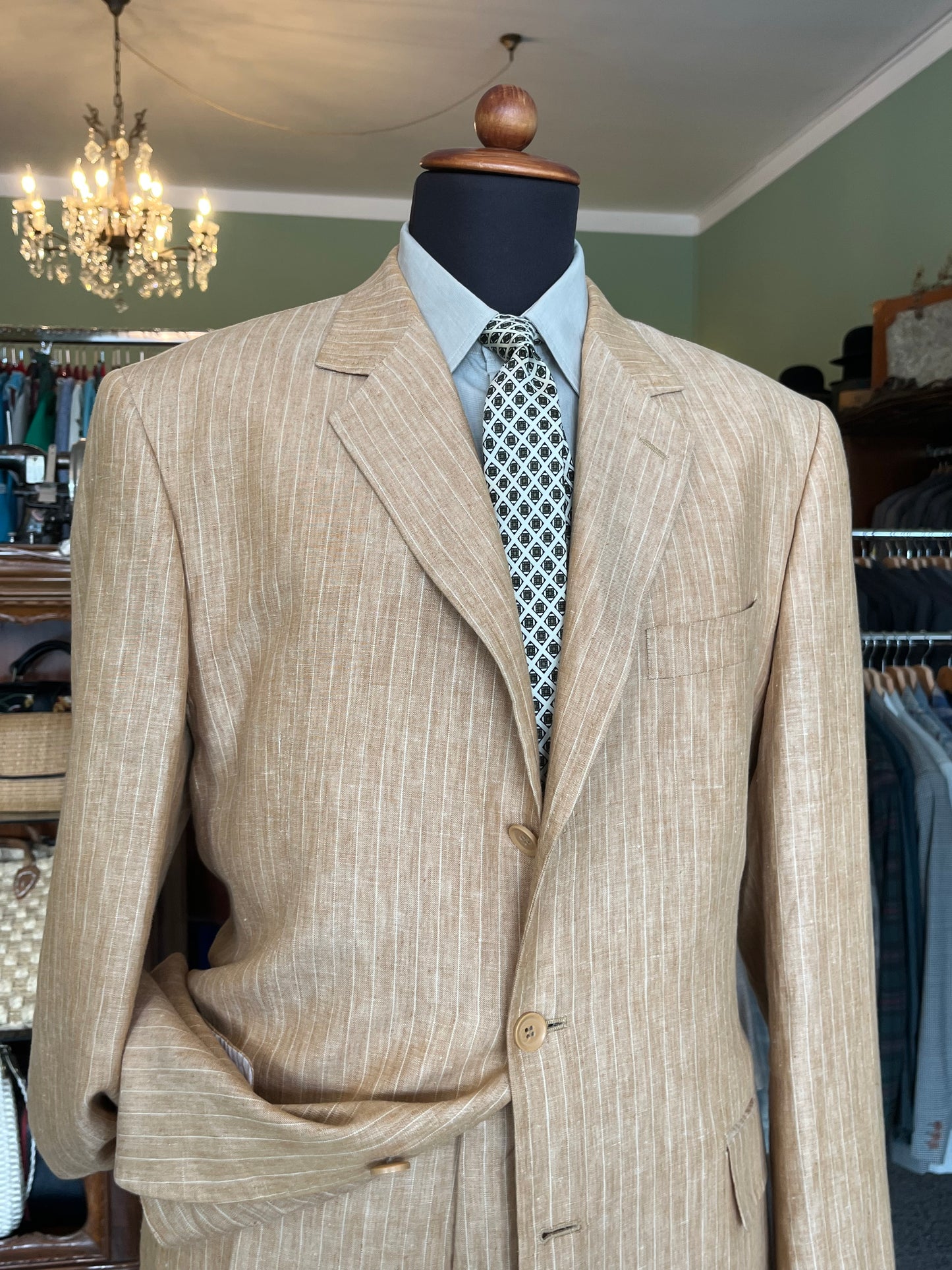 Completo in lino tg. 56