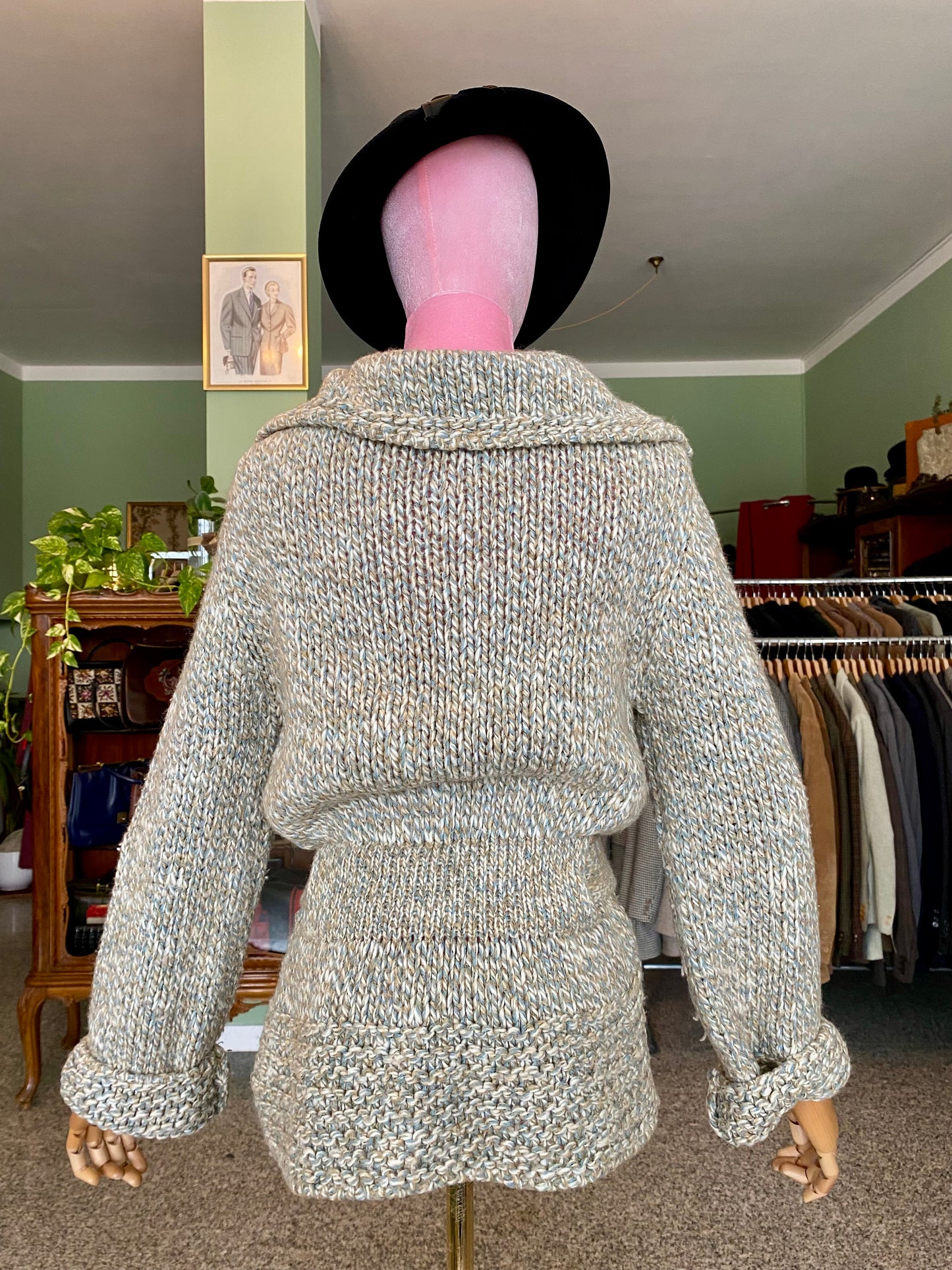 Cardigan in lana mélange - TG. 42/44