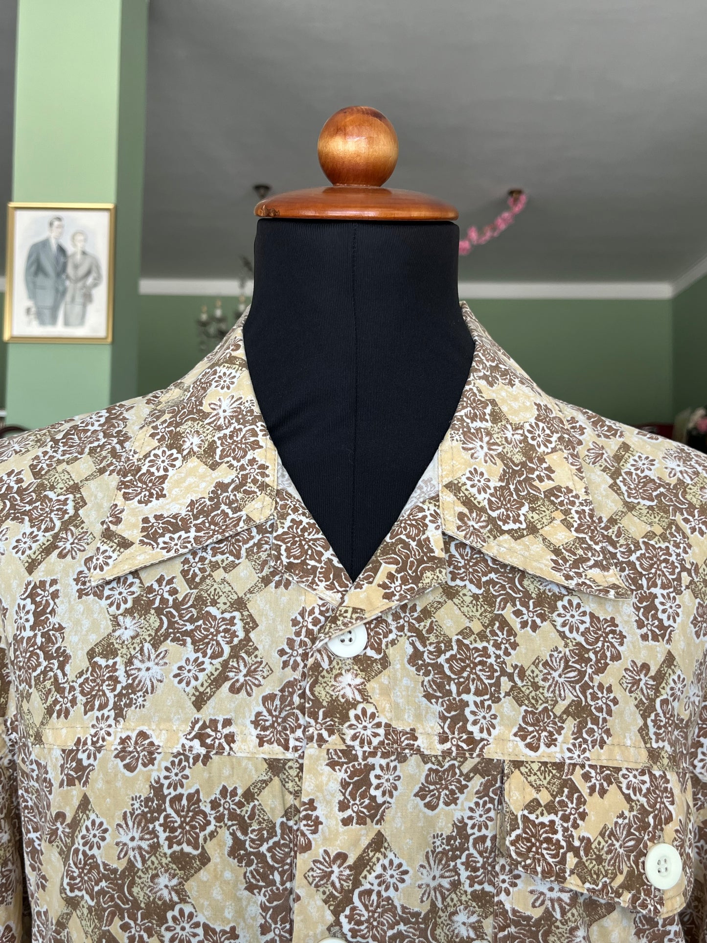 Camicia a maniche corte tg. L-XL