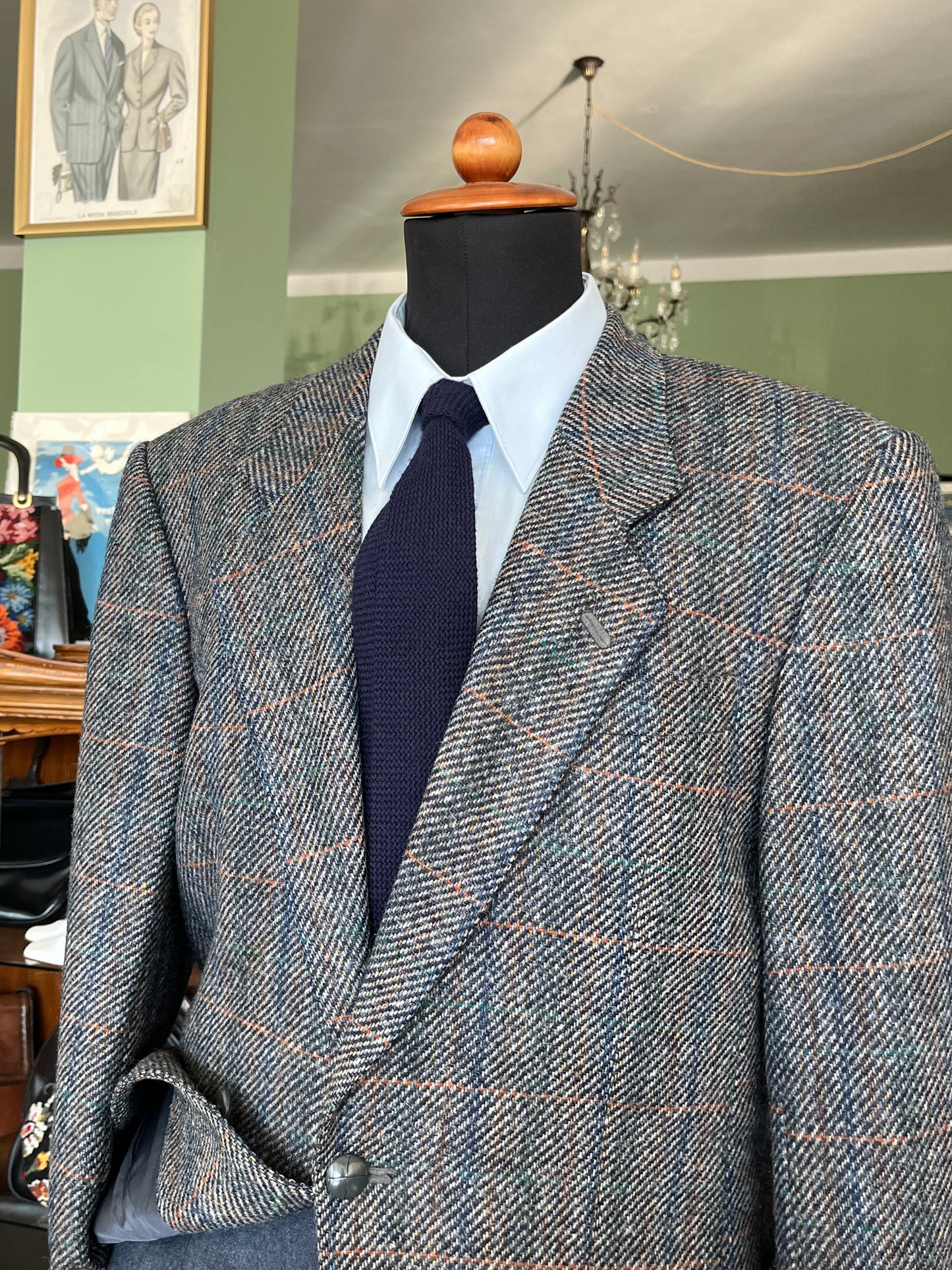 Giacca anni ‘80 tweed tg. 50-52