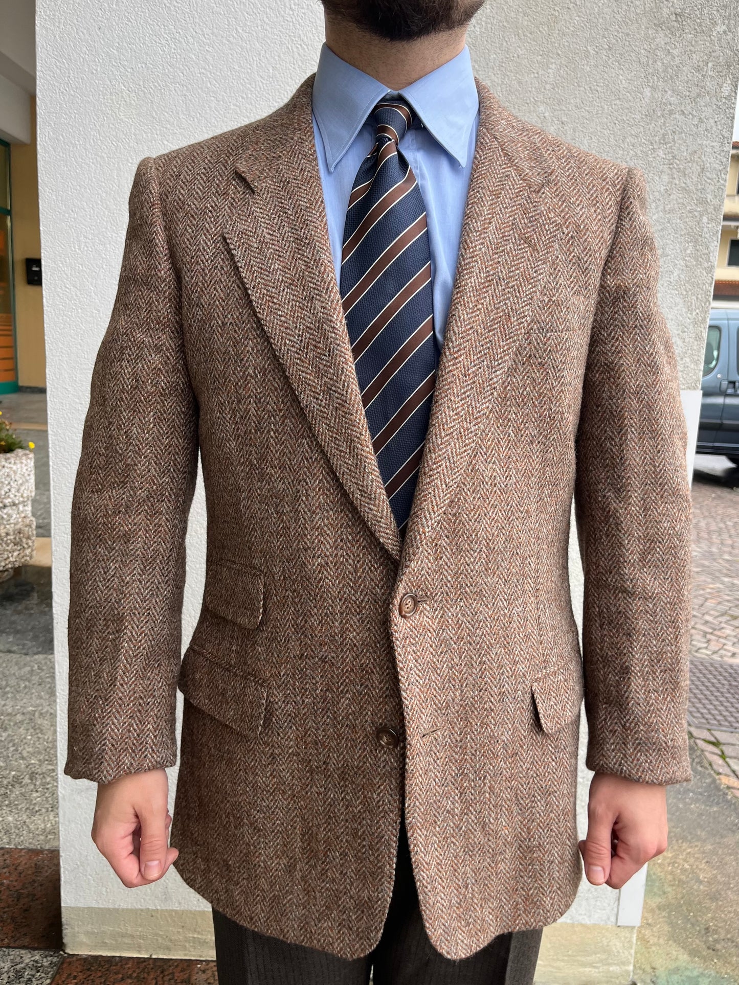 Giacca Corneliani in tweed anni anni ‘90 tg. 50-52