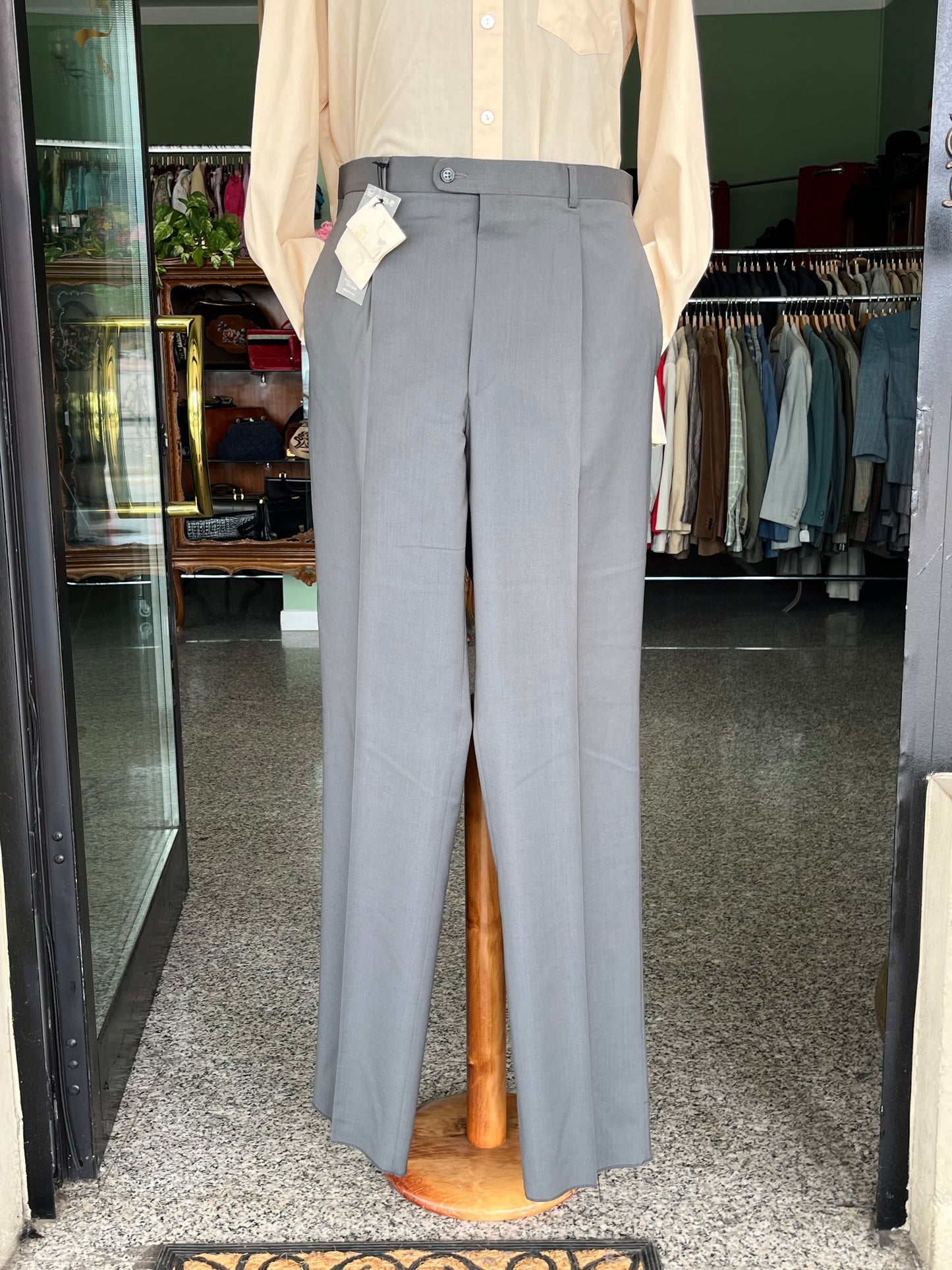 Calzoni anni ‘80 fresco di lana NOS tg. 58-60