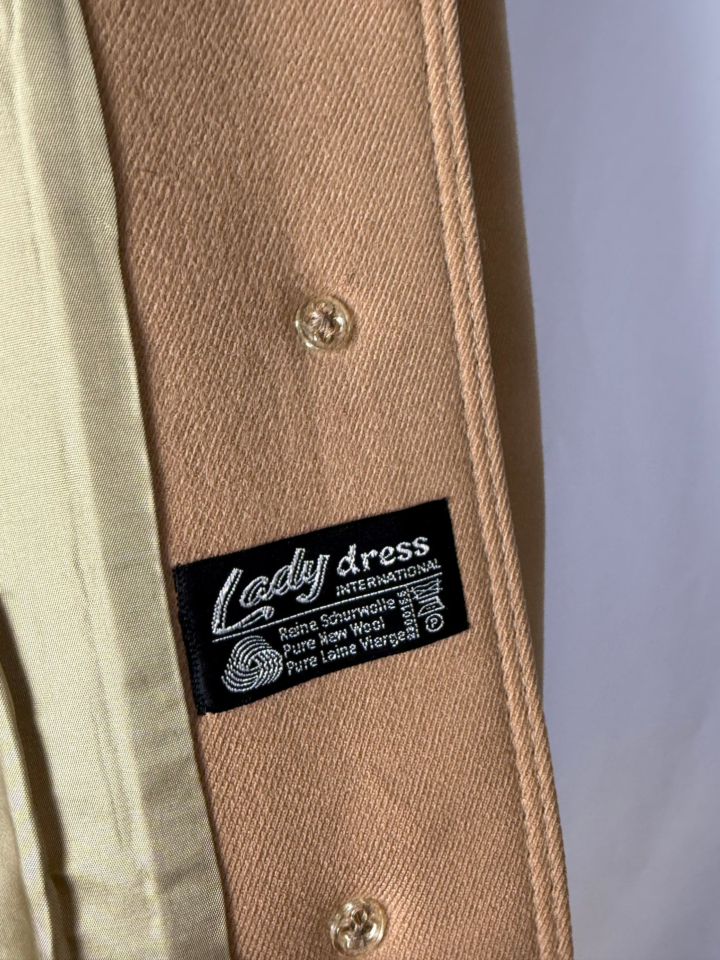 Cappotto cammello anni ’70 in pura lana - TG. 40/42