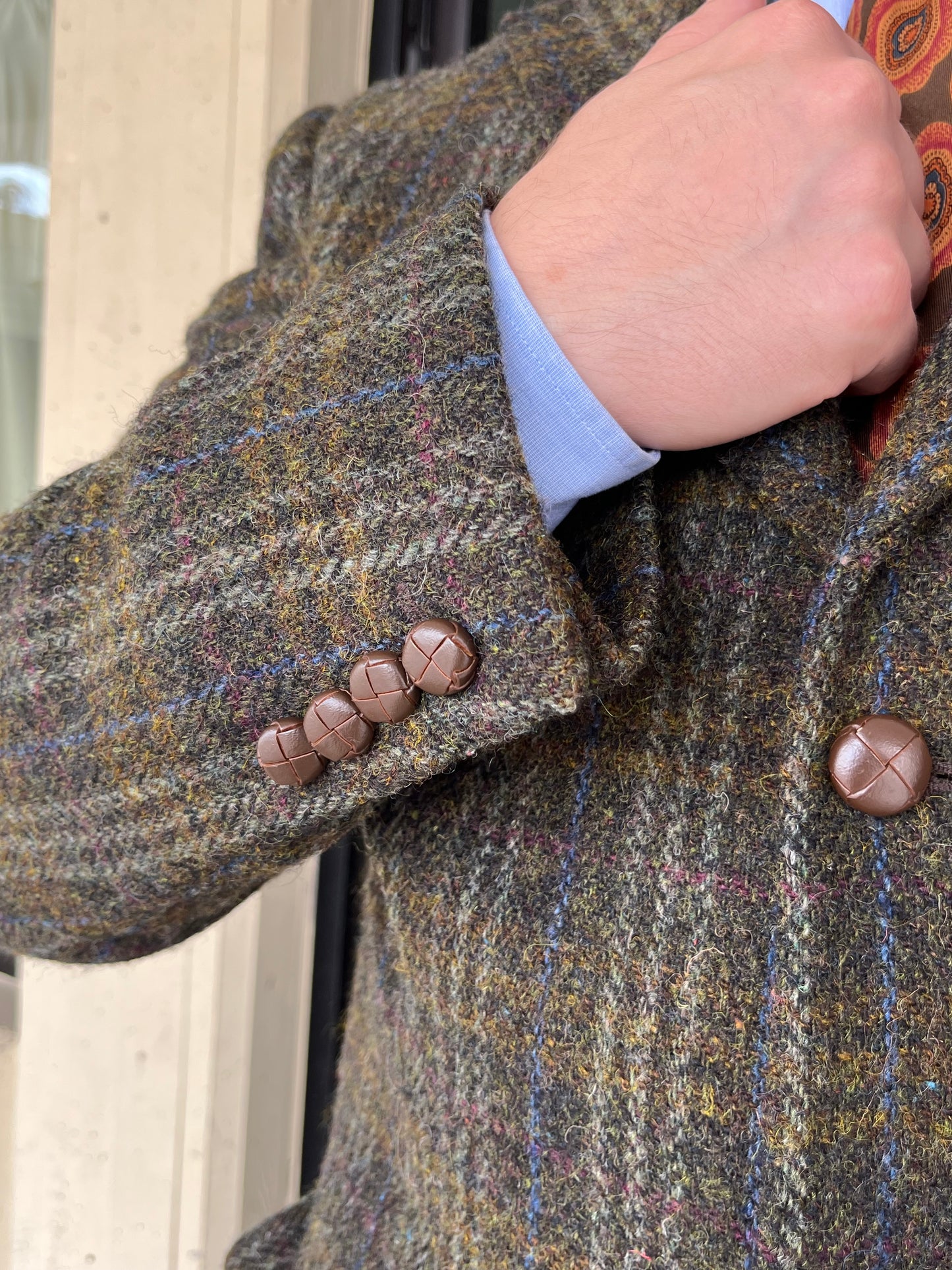 Giacca anni ‘80 Harris Tweed tg. 54-56