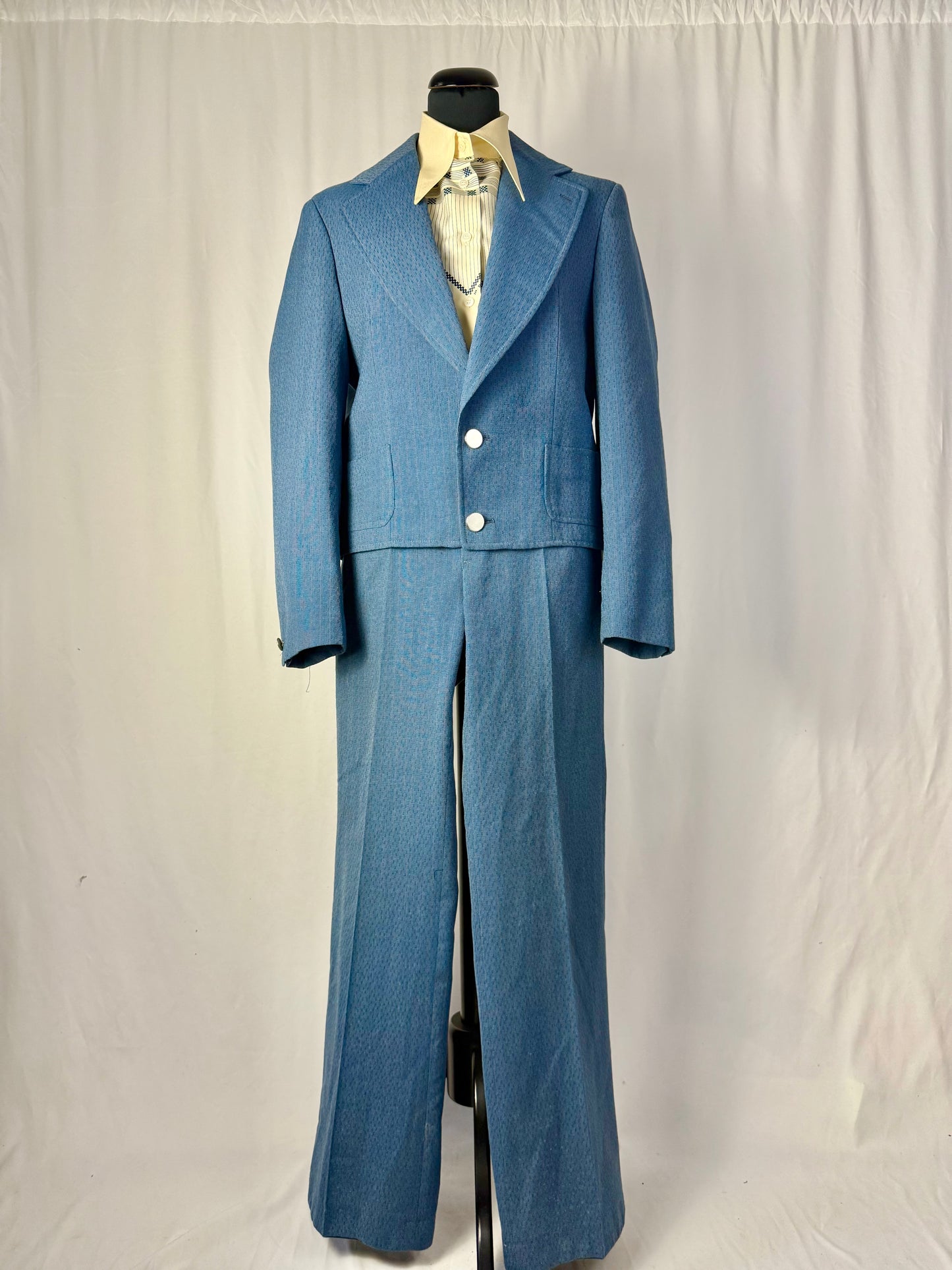 Completo anni ’70 con pantalone e giacca cropped - TG. 40