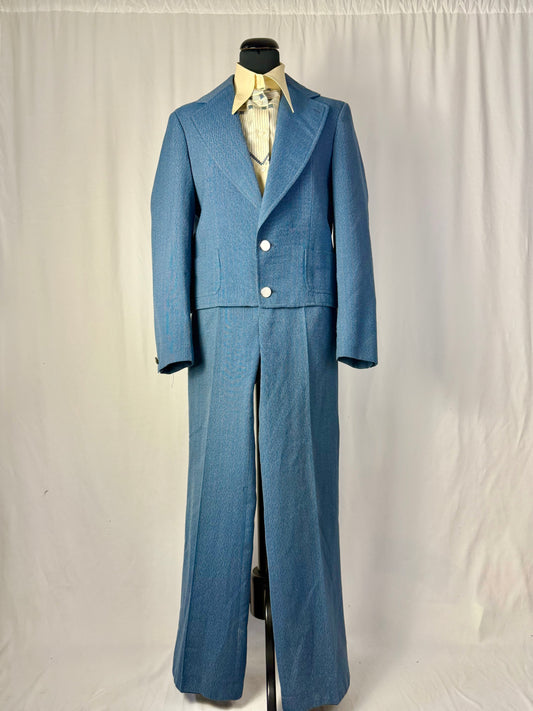 Completo anni ’70 con pantalone e giacca cropped - TG. 40