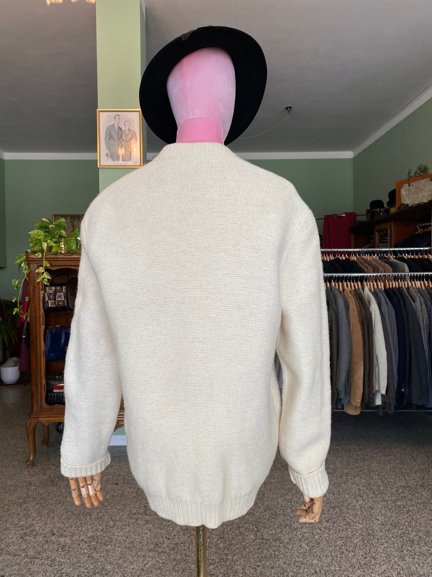 Cardigan tirolese panna - TG. 44/46
