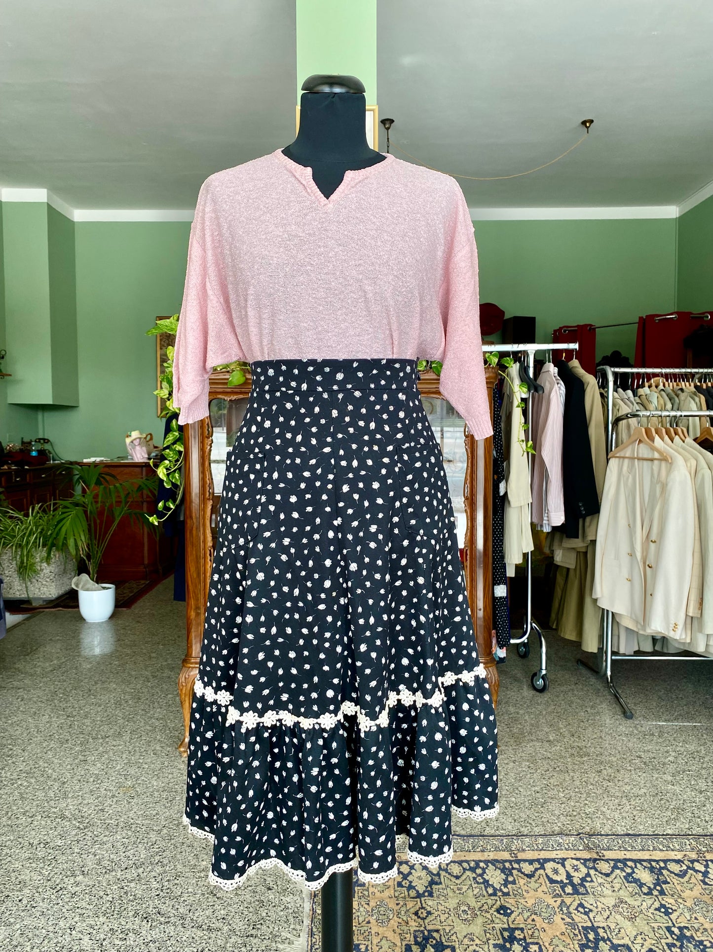 Blusa in maglina rosa pastello - TG. 44/46 circa