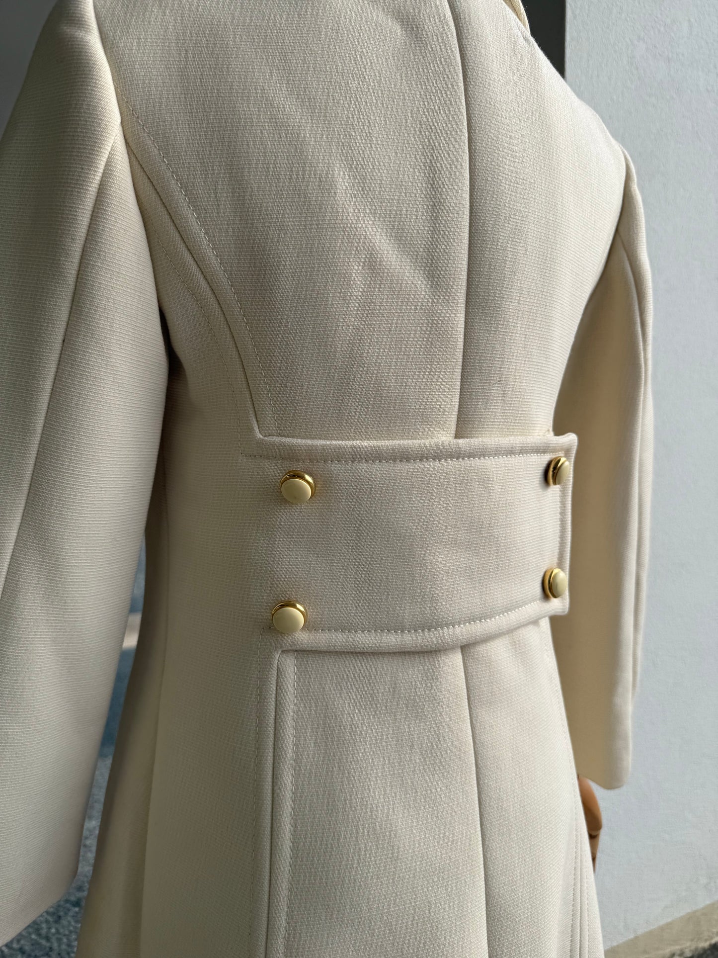 Cappotto anni ‘60 panna - TG. 36/38