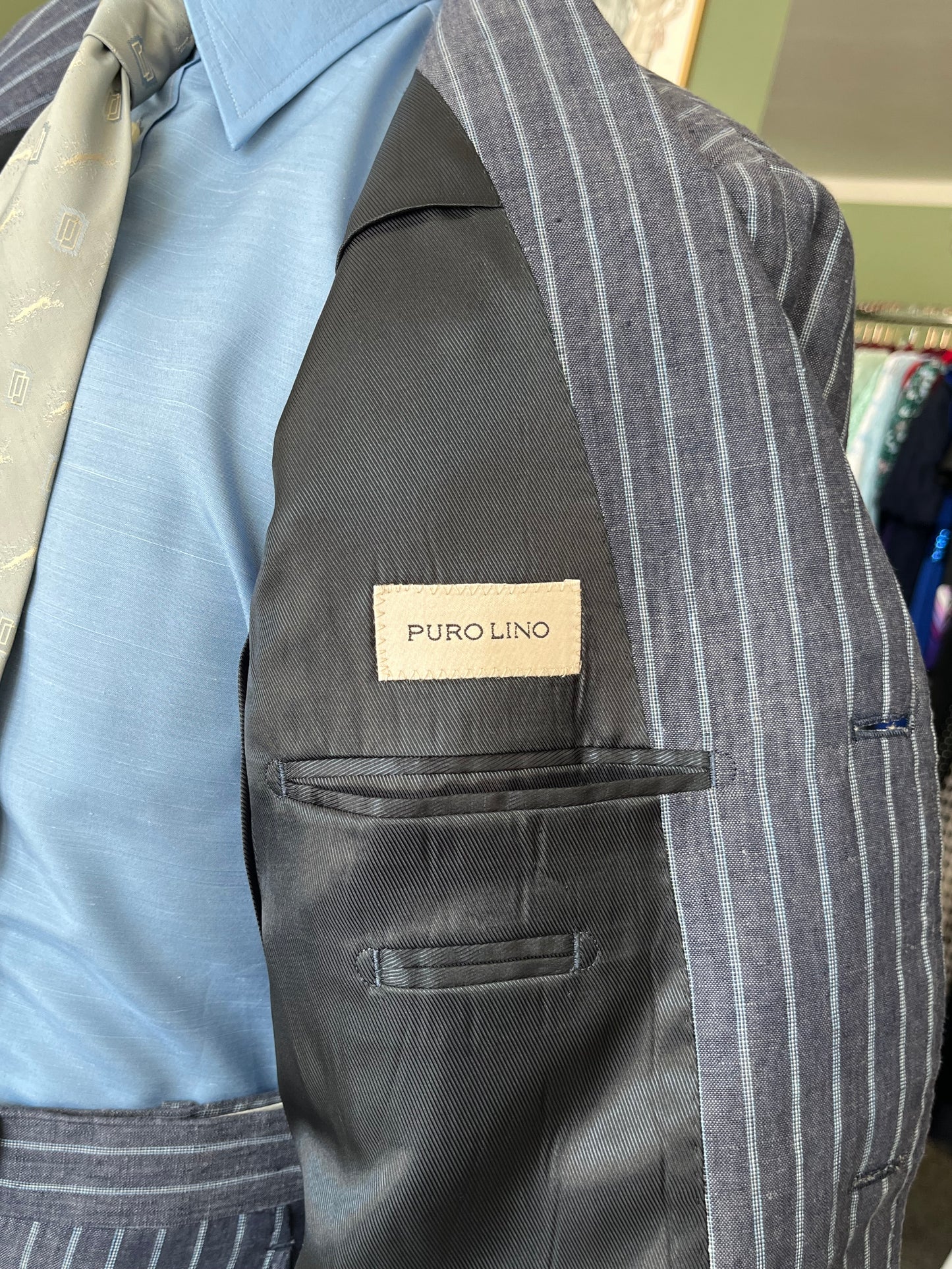 Completo in lino tg. 48-50