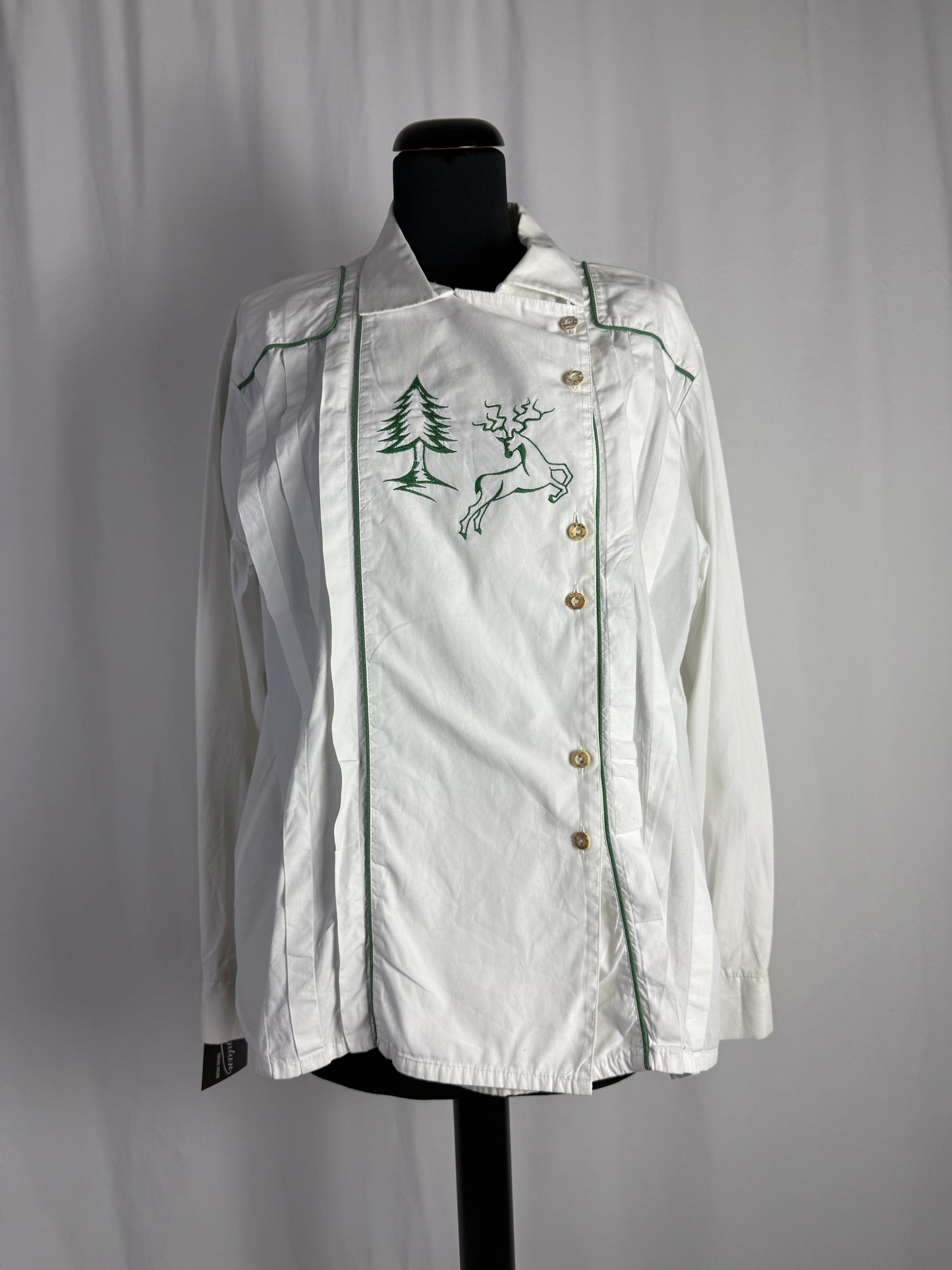 Camicia tirolese con renna- TG. 44/46