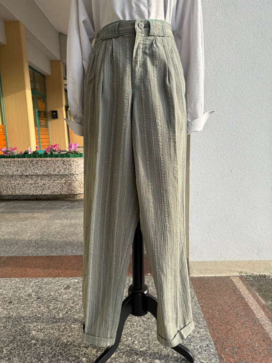 Pantaloni verde salvia - TG. 42/44