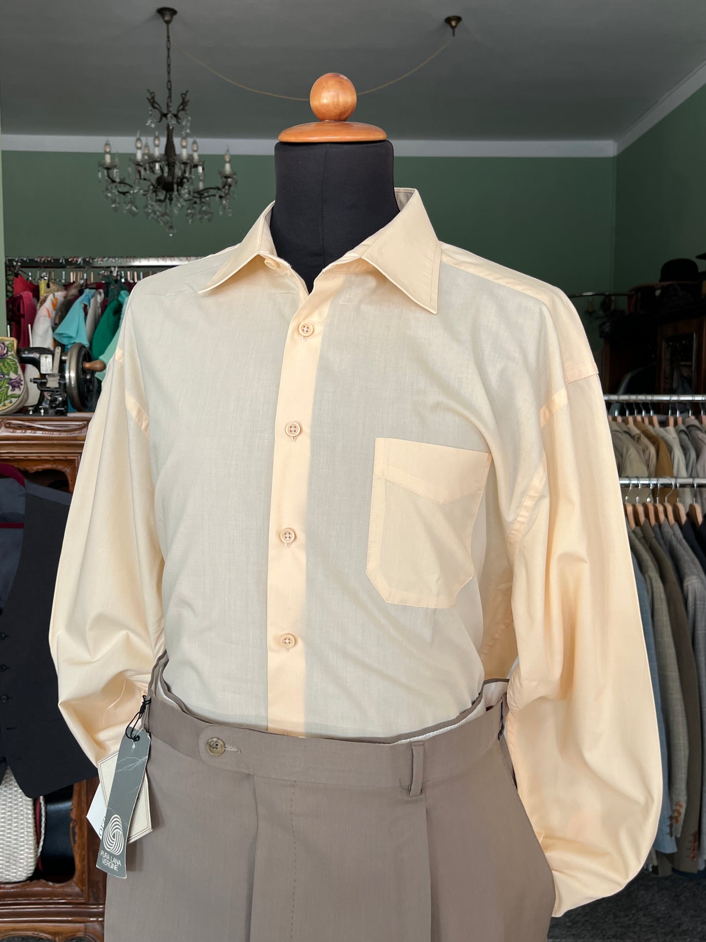 Camicia anni ‘80 pesca NOS