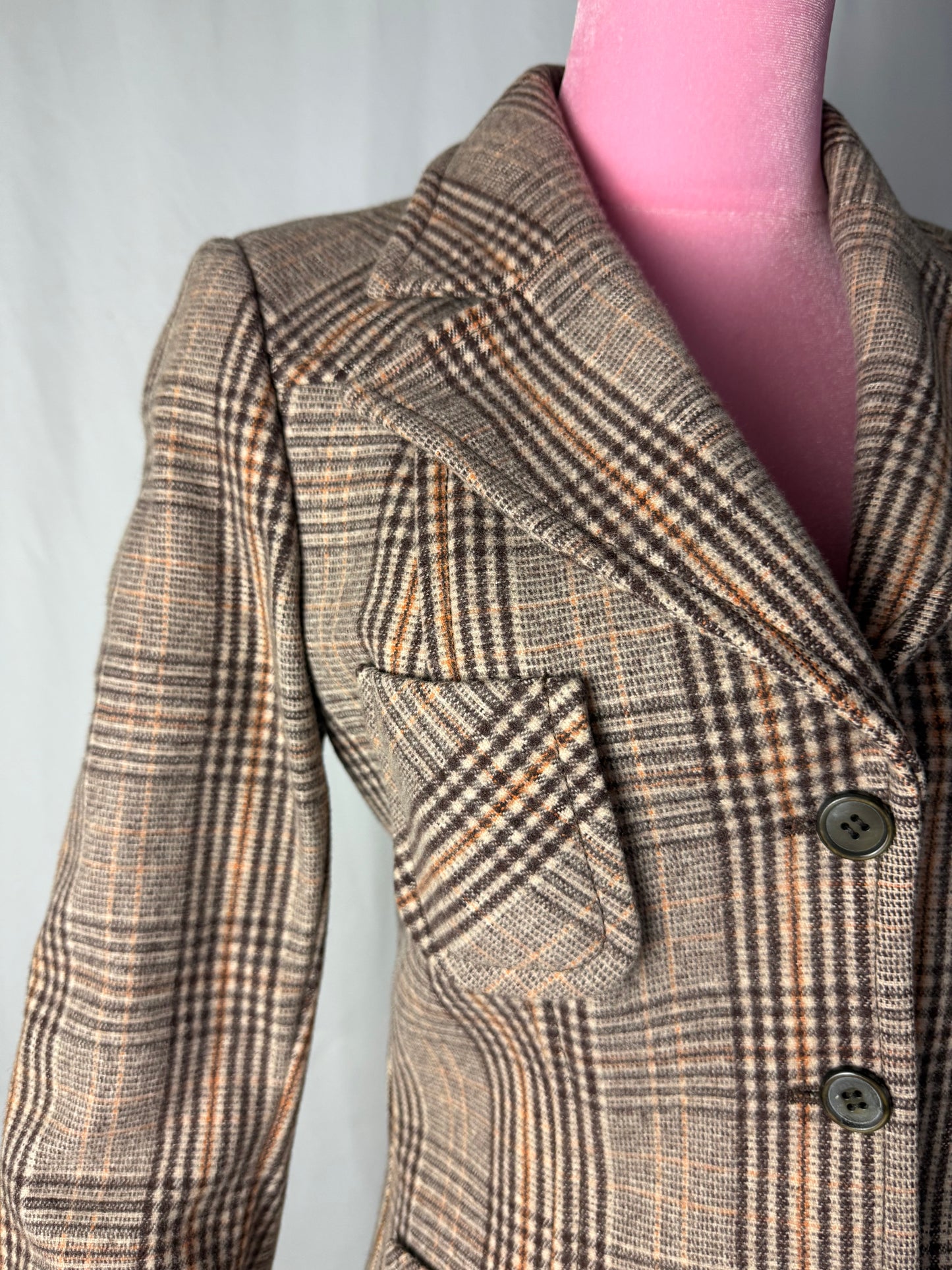 Giacca anni ‘70 Principe di Galles - TG. 38