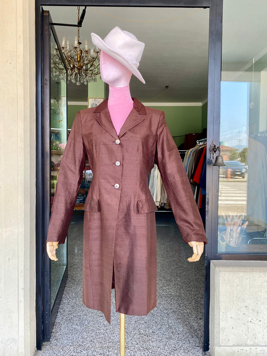 Soprabito in shantung di seta - TG. 42