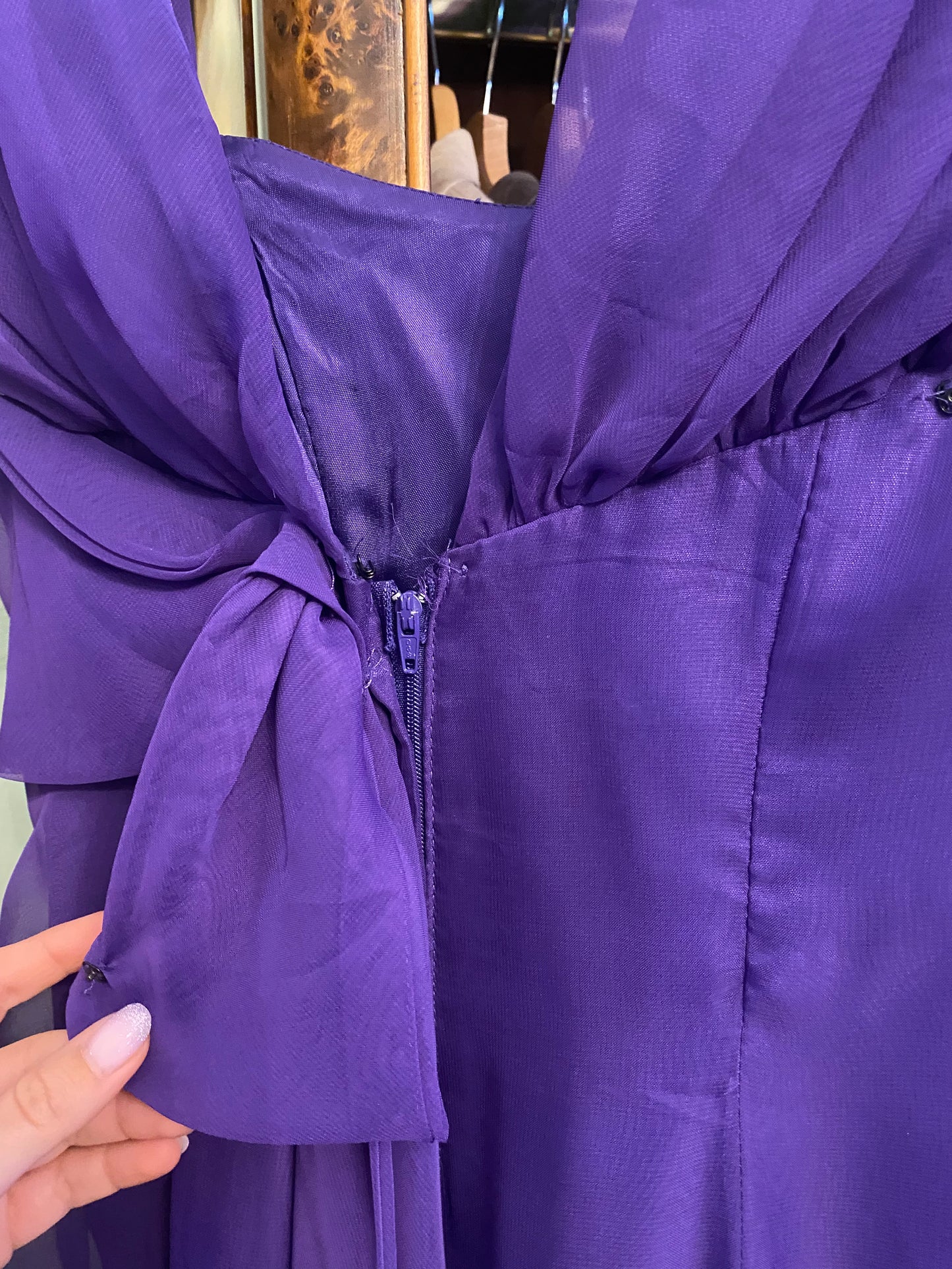 Maxi dress anni ‘70 viola 💜 - Prenotato