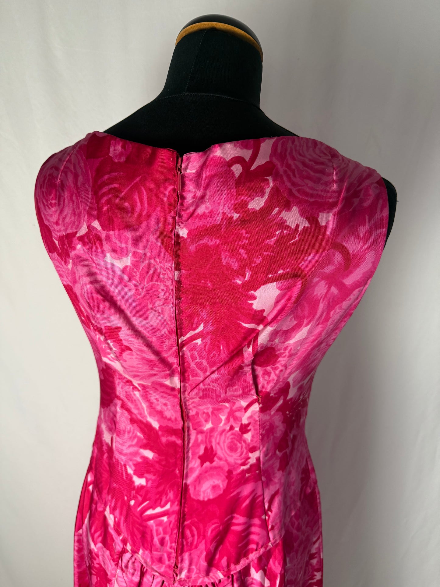 Abito “Fucsia Damascato” – Fine Anni ’50 - TG. 40/42