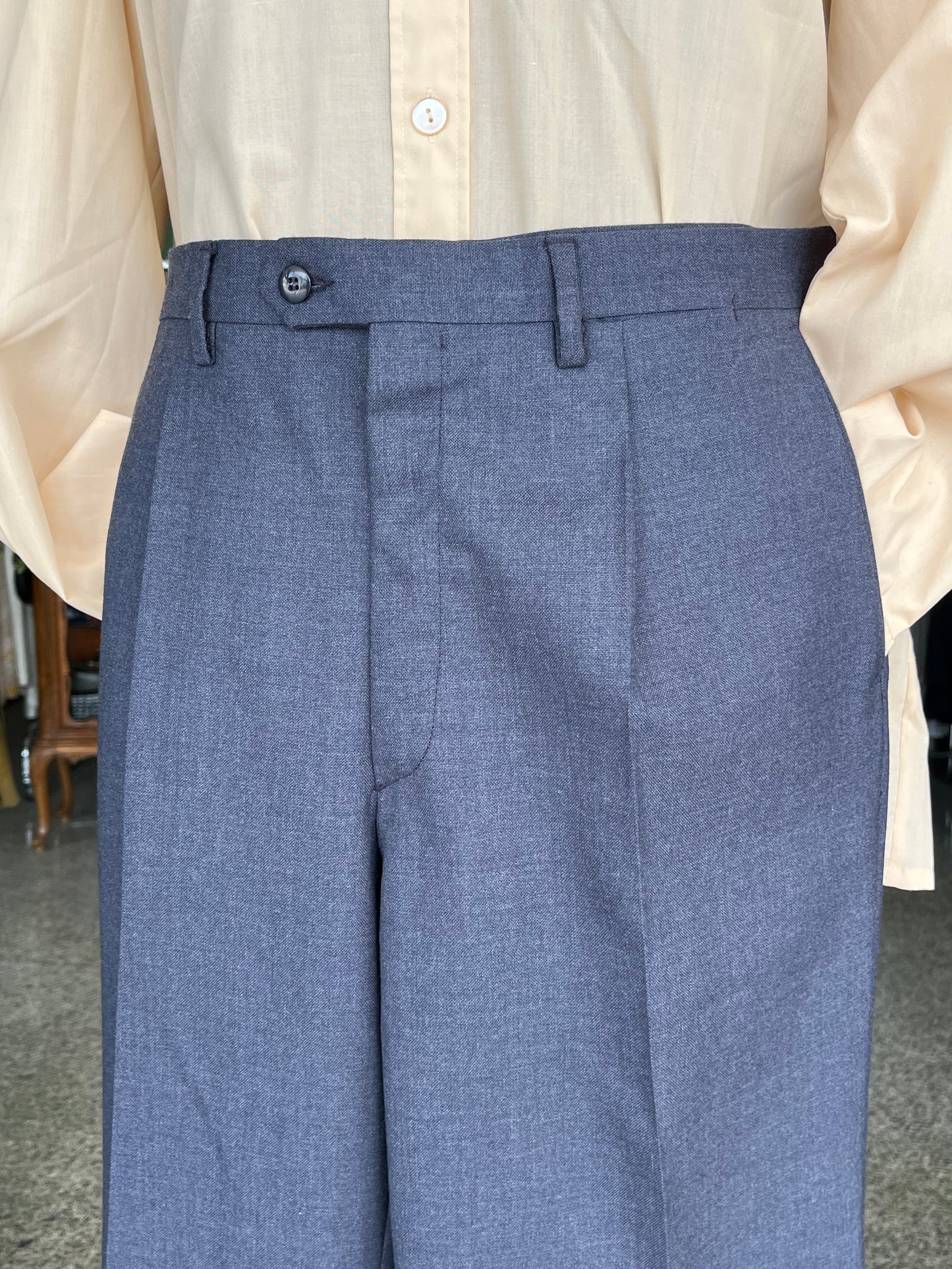 Calzoni anni ‘80 in fresco di lana tg. 52