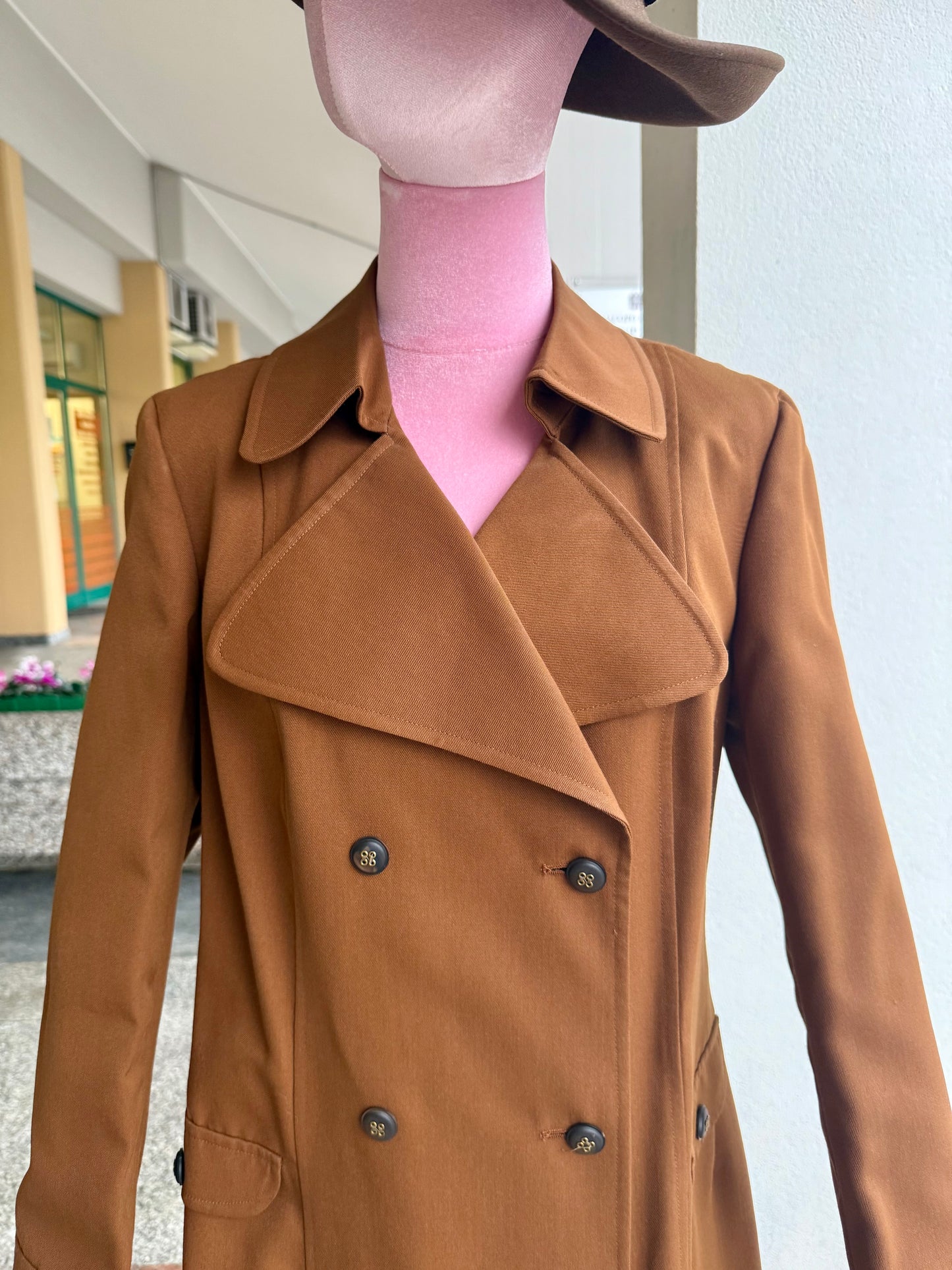 Trench tabacco new old stock - TG. 44