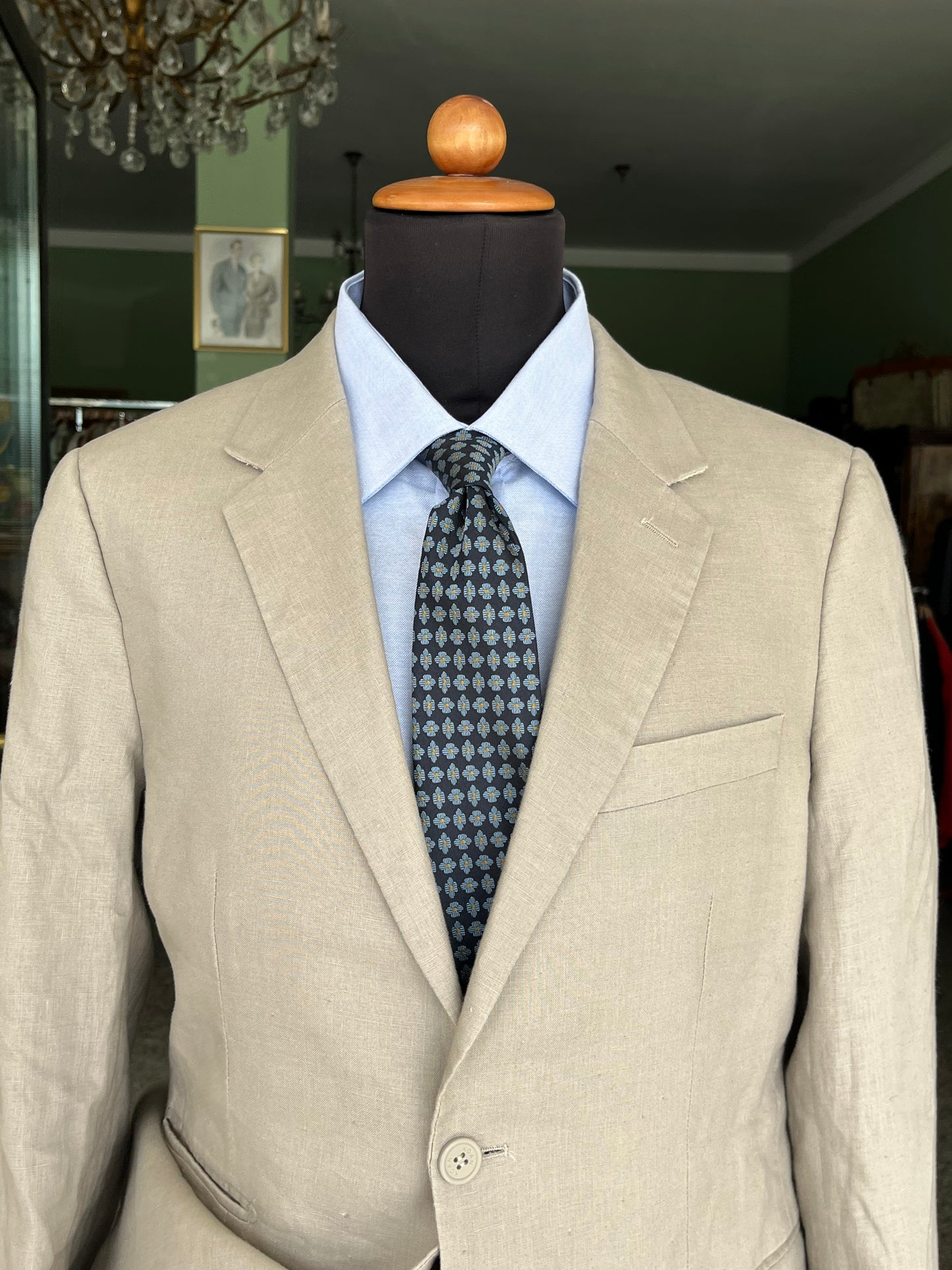 Completo in lino tg. 48