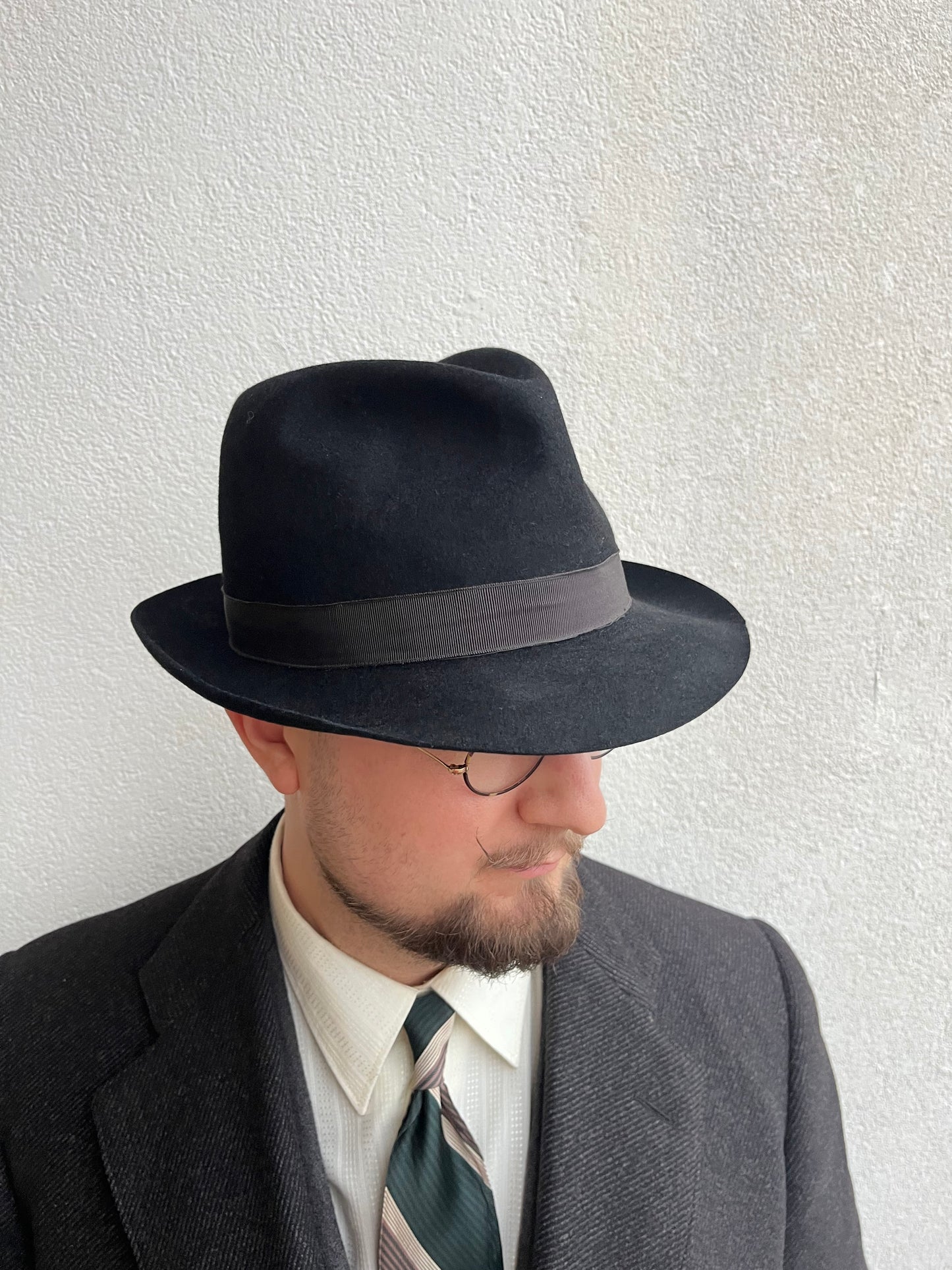 Cappello anni ‘60 lepre nero