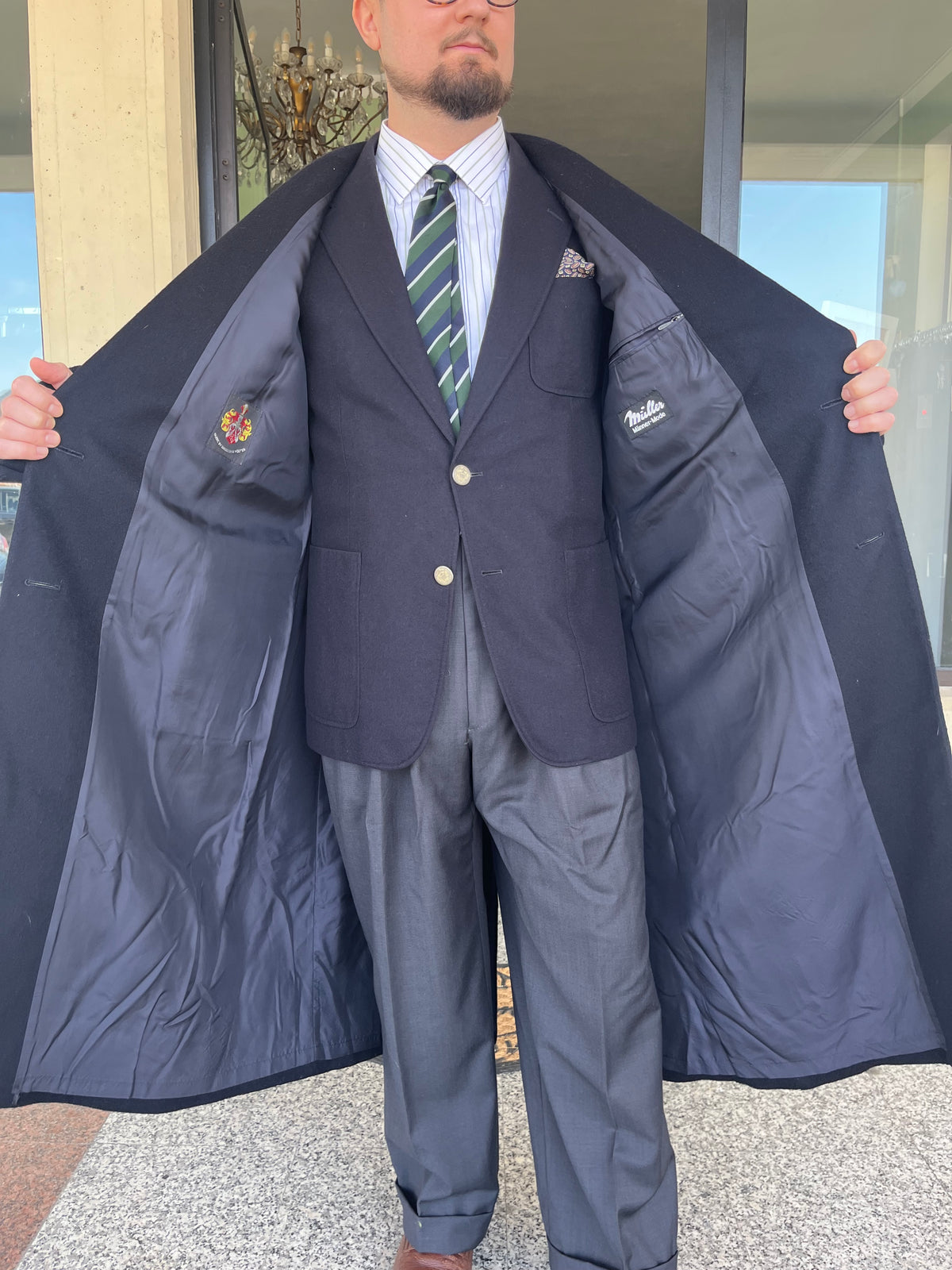 Cappotto doppiopetto anni ‘80 tg. 50-52