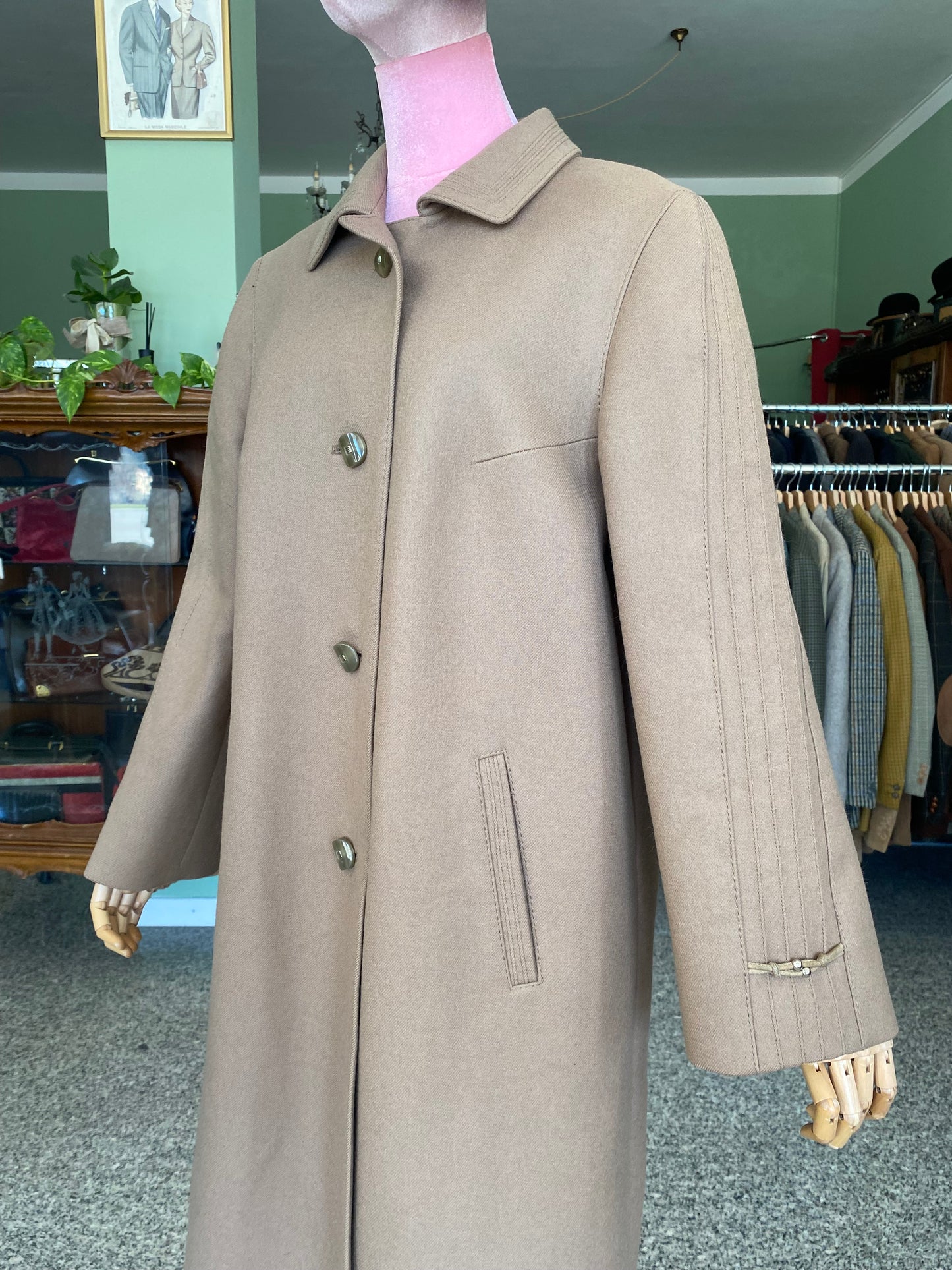 Cappotto color cammello anni ‘70 - TG. 44/46