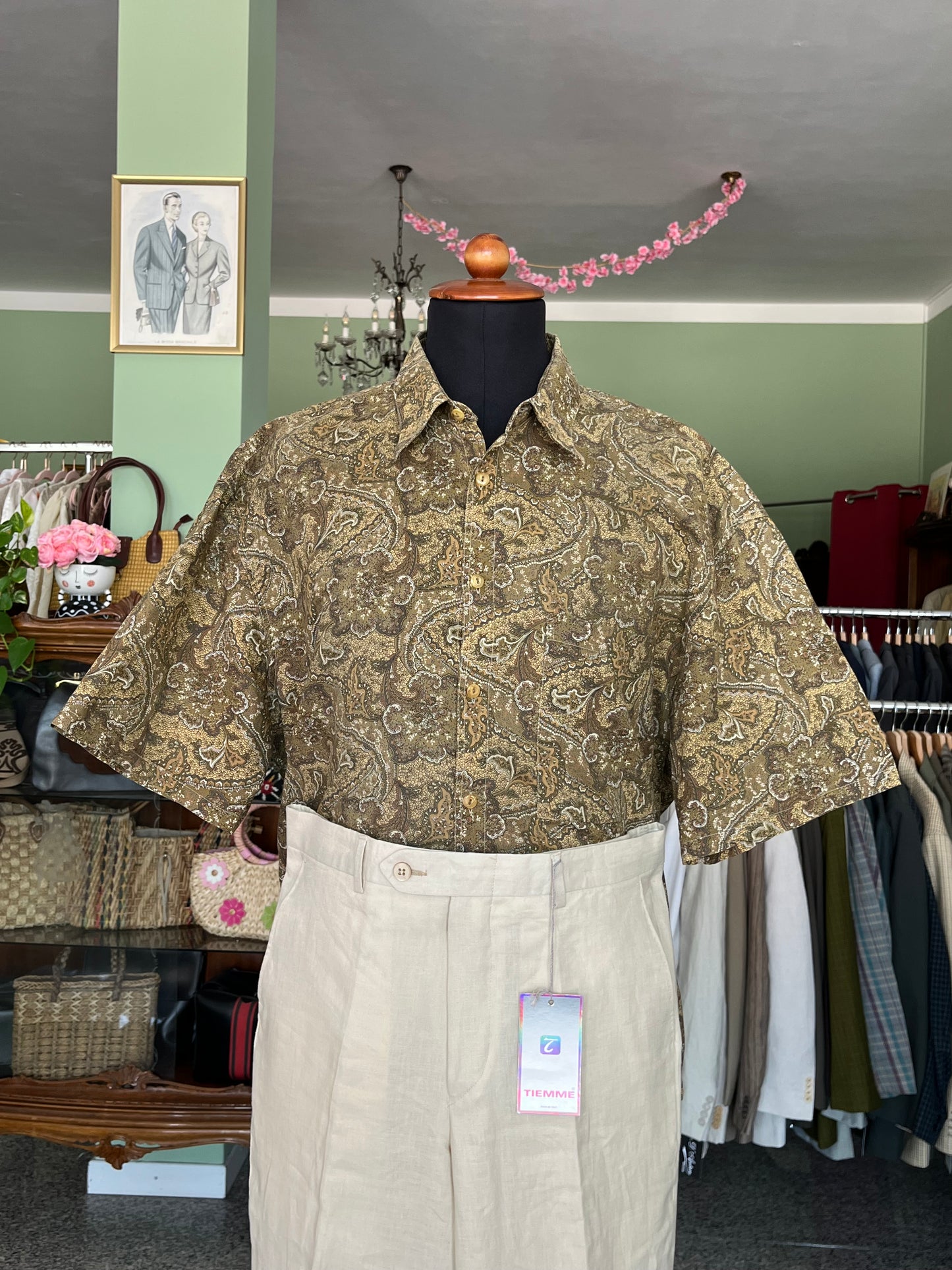 Camicia a maniche corte tg. L-XL