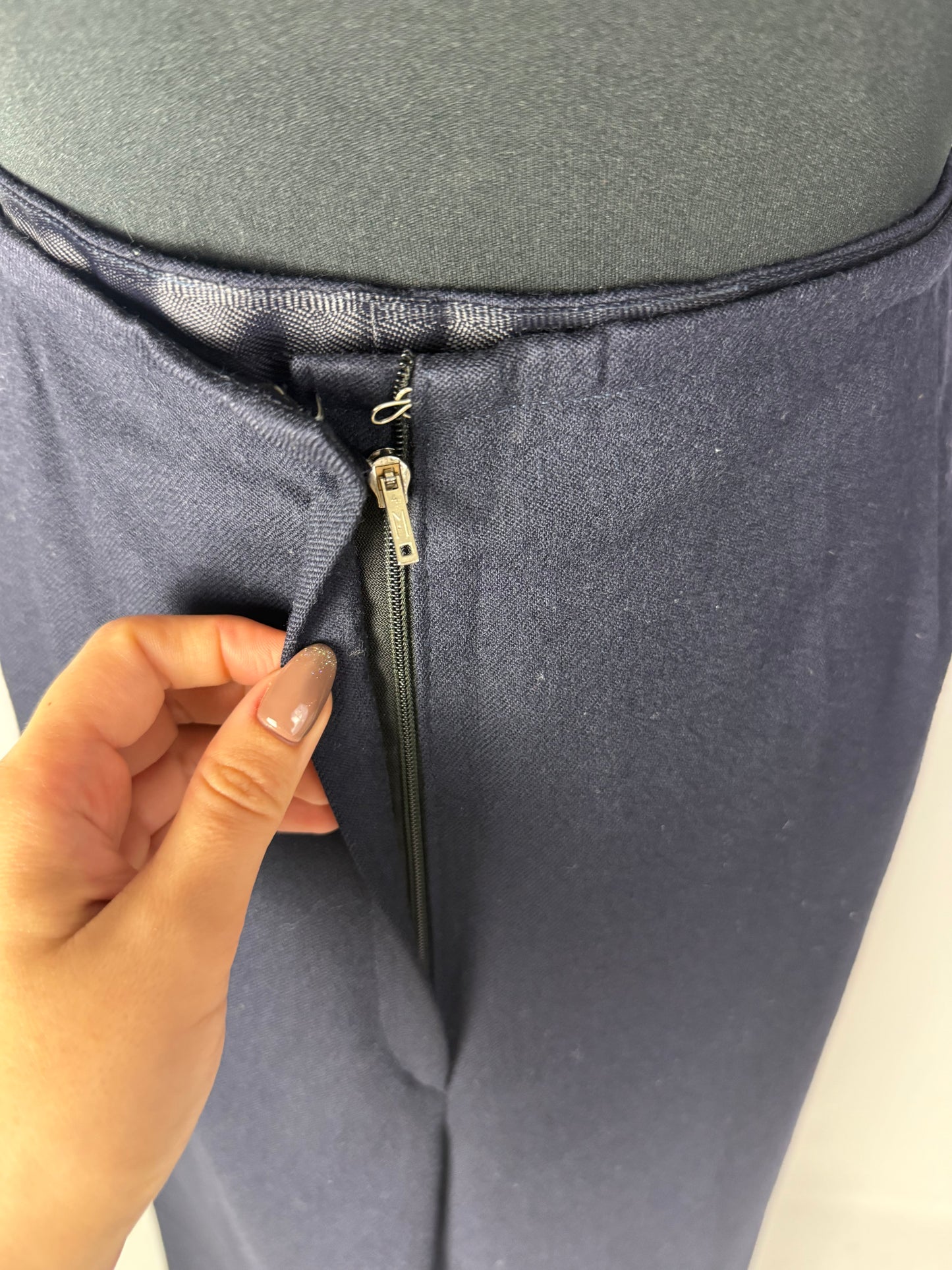 Completo sartoriale in pura lana blu notte - TG. 38/40