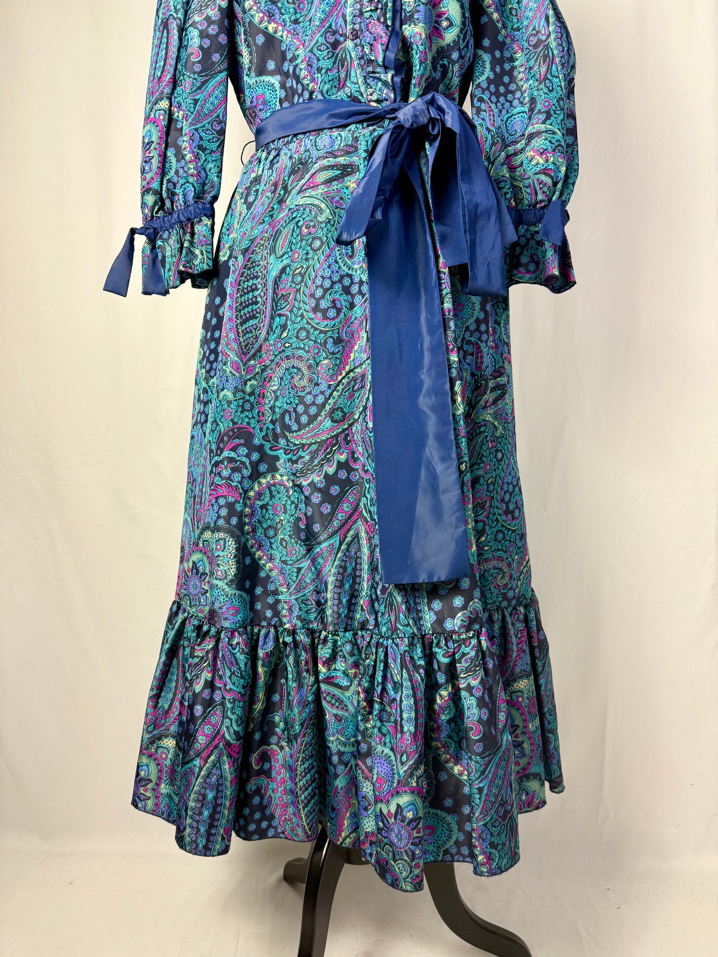 Abito anni ’80 con fantasia paisley - TG. 40/42