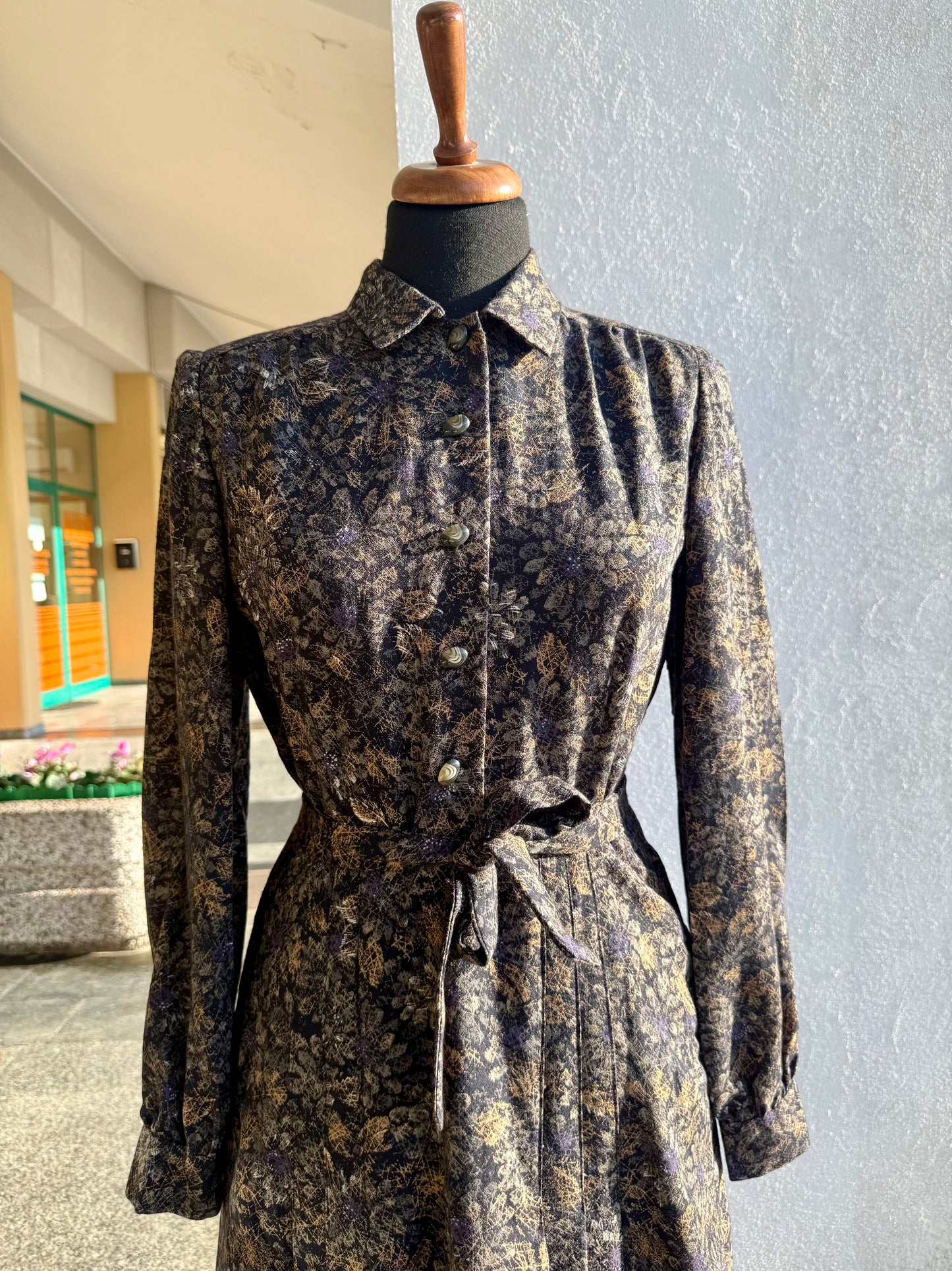 Abito elegante in crepe di lana - TG. 40/42