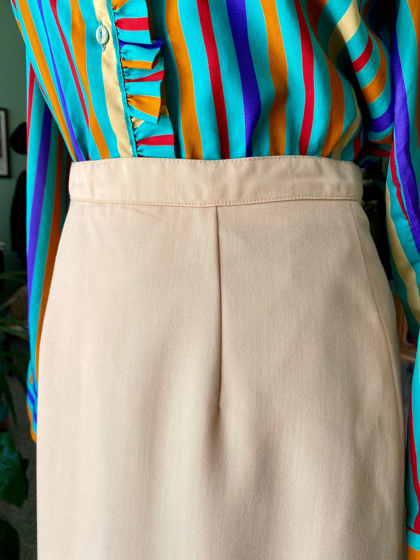 Gonna anni ‘70 color crema - TG. 38