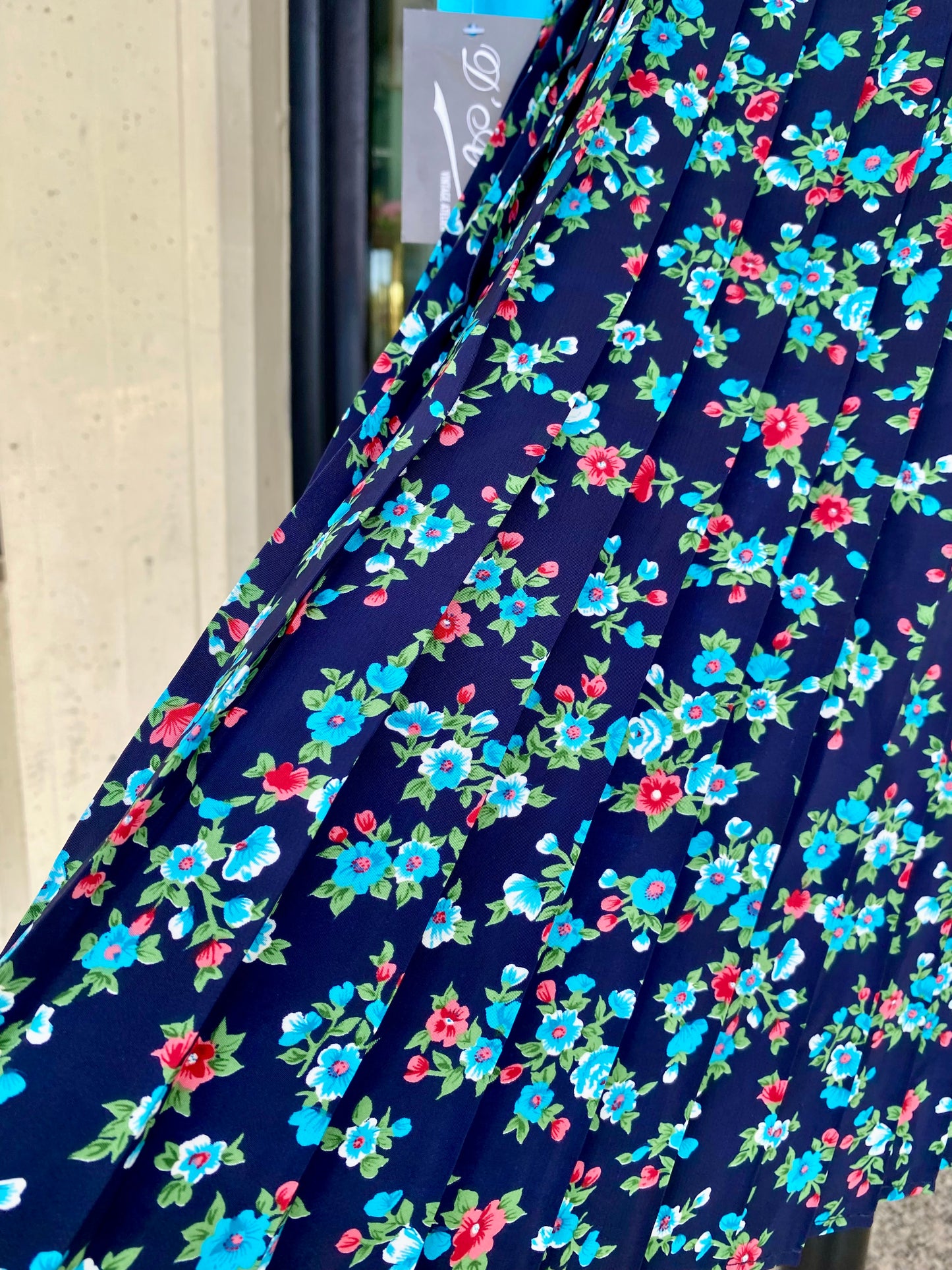 Gonna anni ‘80 stampa floreale - TG. 38/40