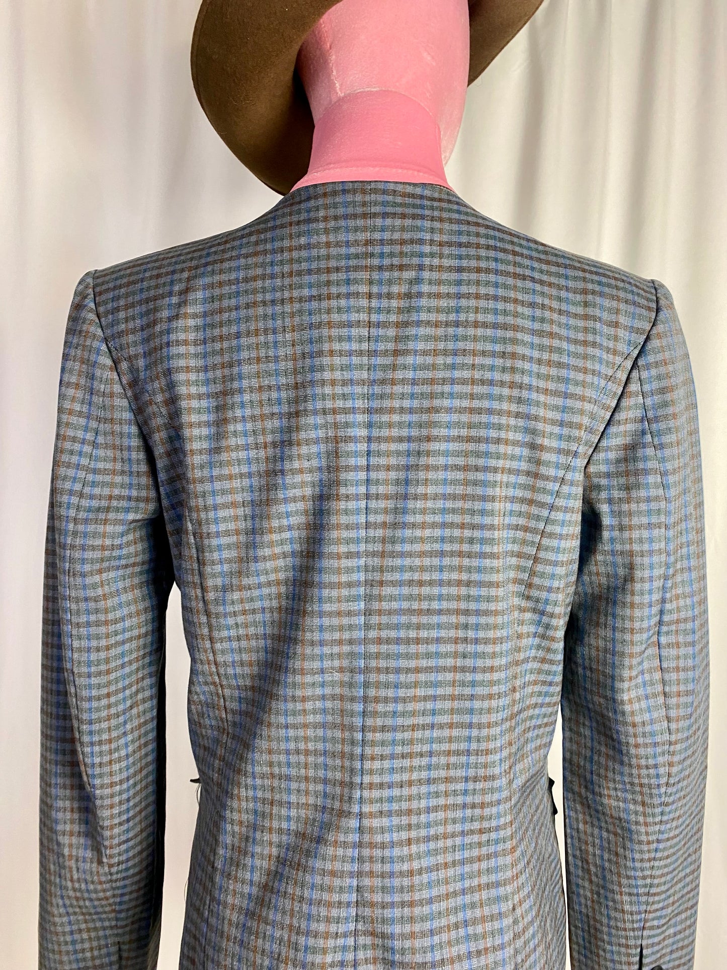 Giacca fantasia check - TG. 40/42