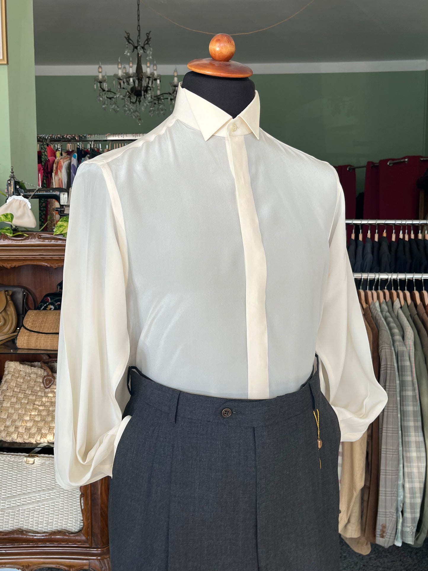 Camicia in seta anni ‘80 tg. S-M