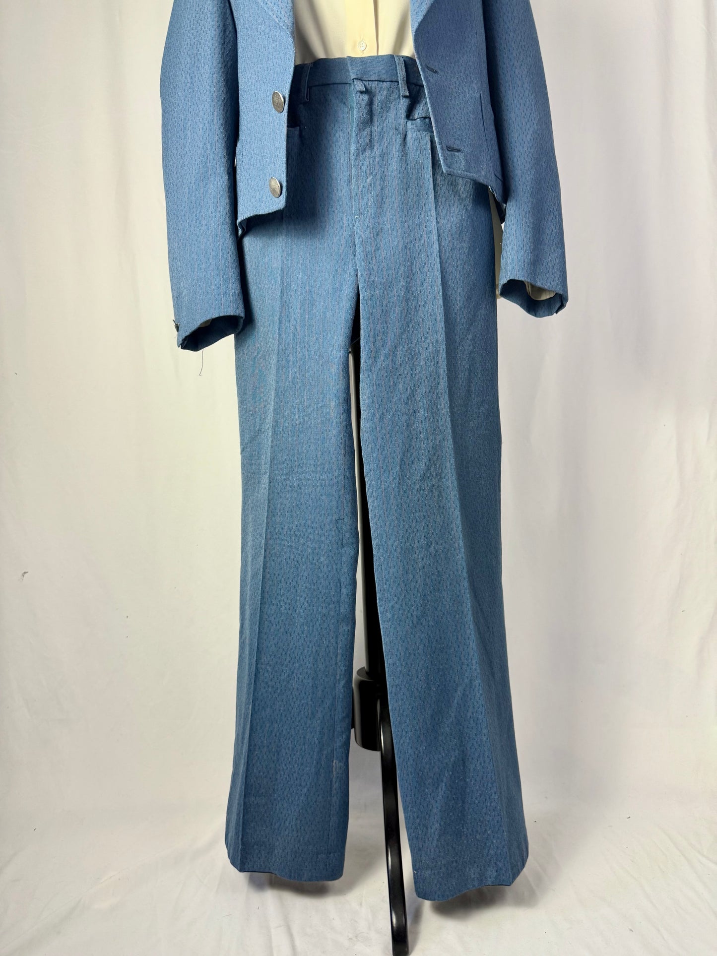 Completo anni ’70 con pantalone e giacca cropped - TG. 40