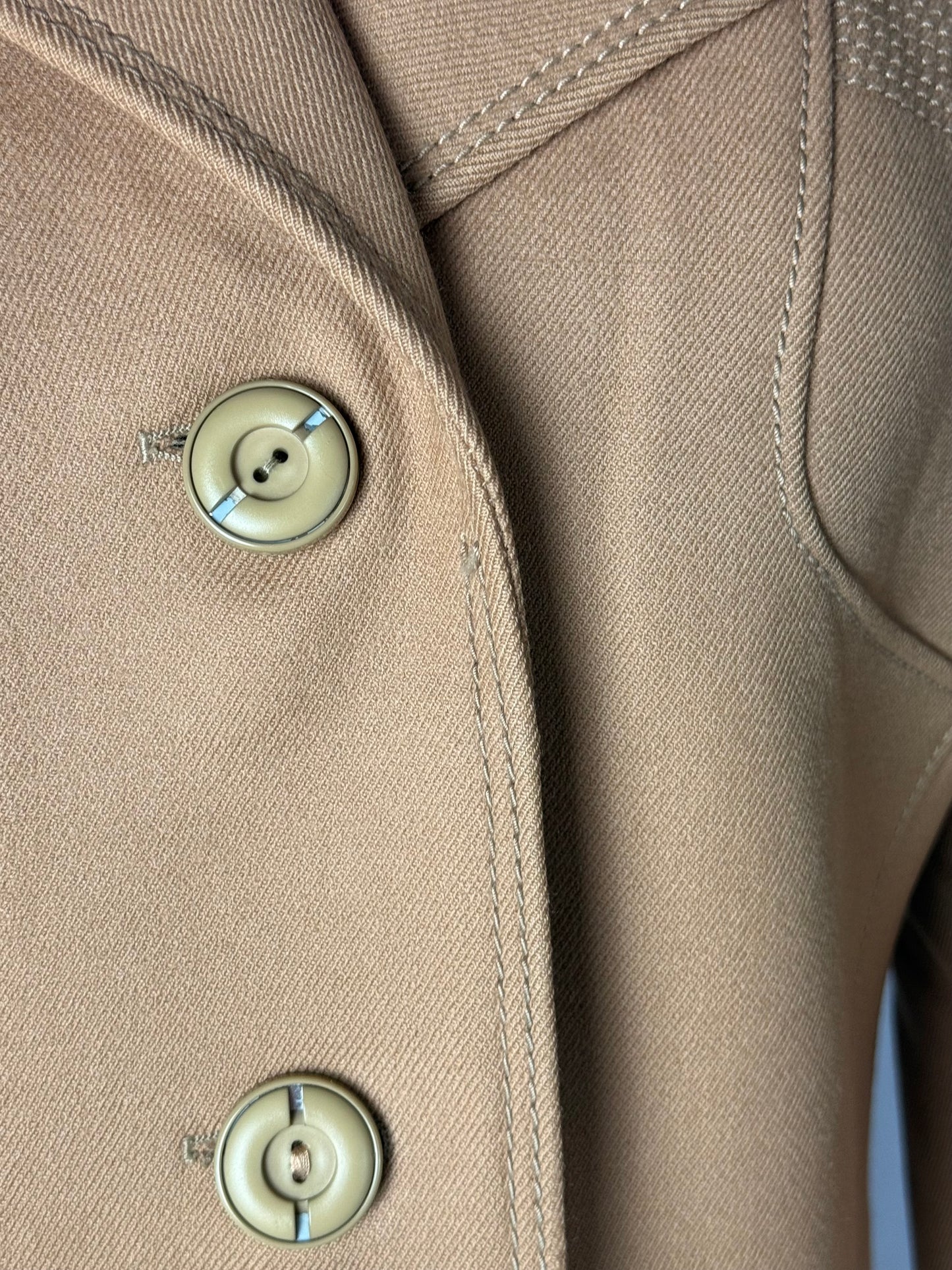 Cappotto cammello anni ’70 in pura lana - TG. 40/42