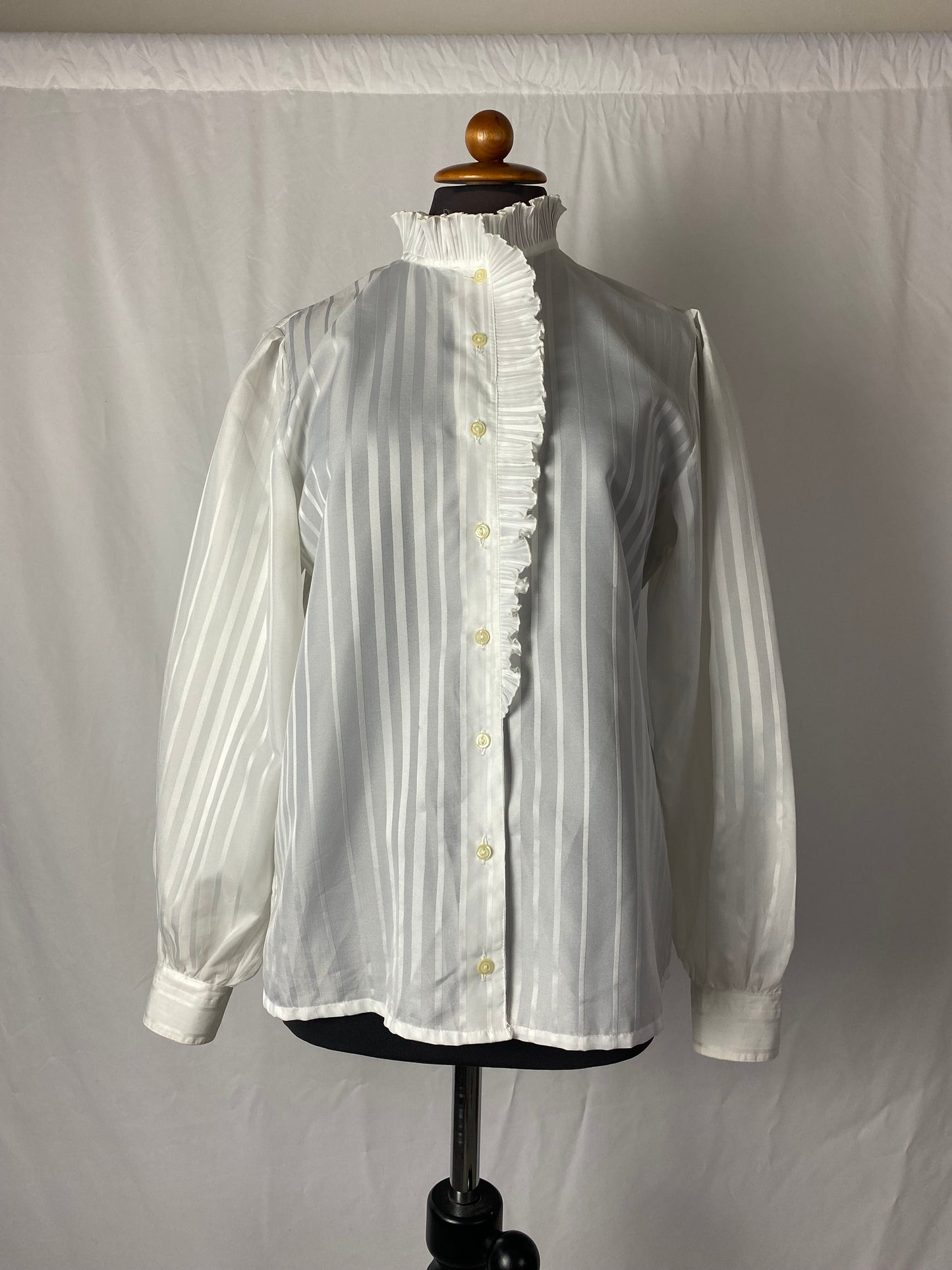 Camicia bianca con rouches - TG. 42/44