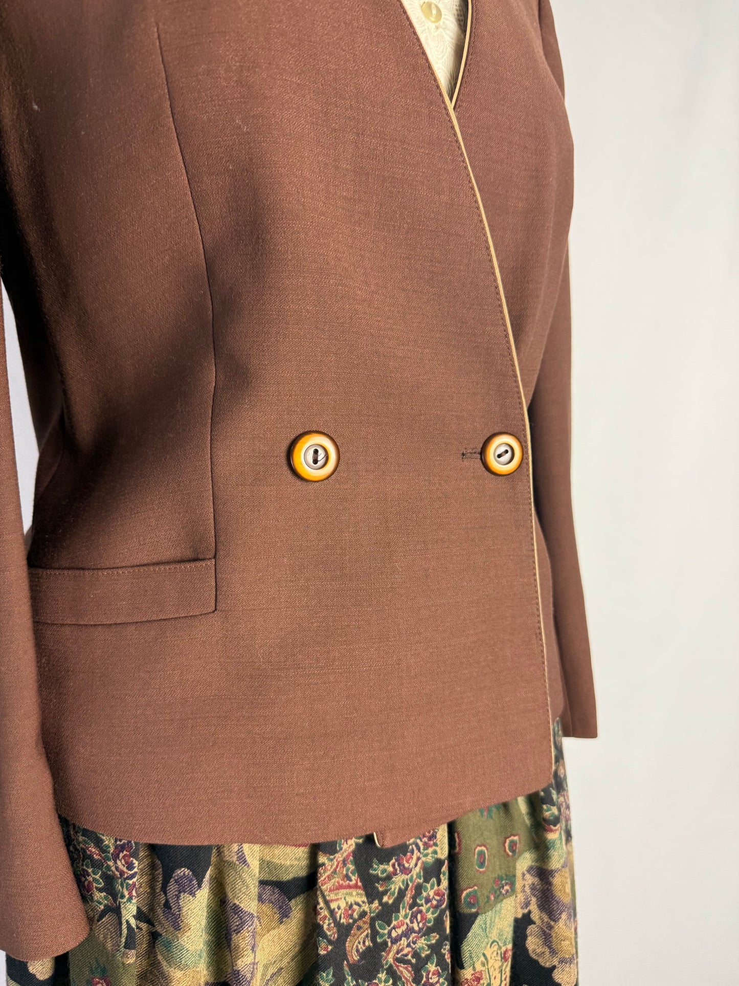 Giacca sartoriale in lana e seta - TG. 40