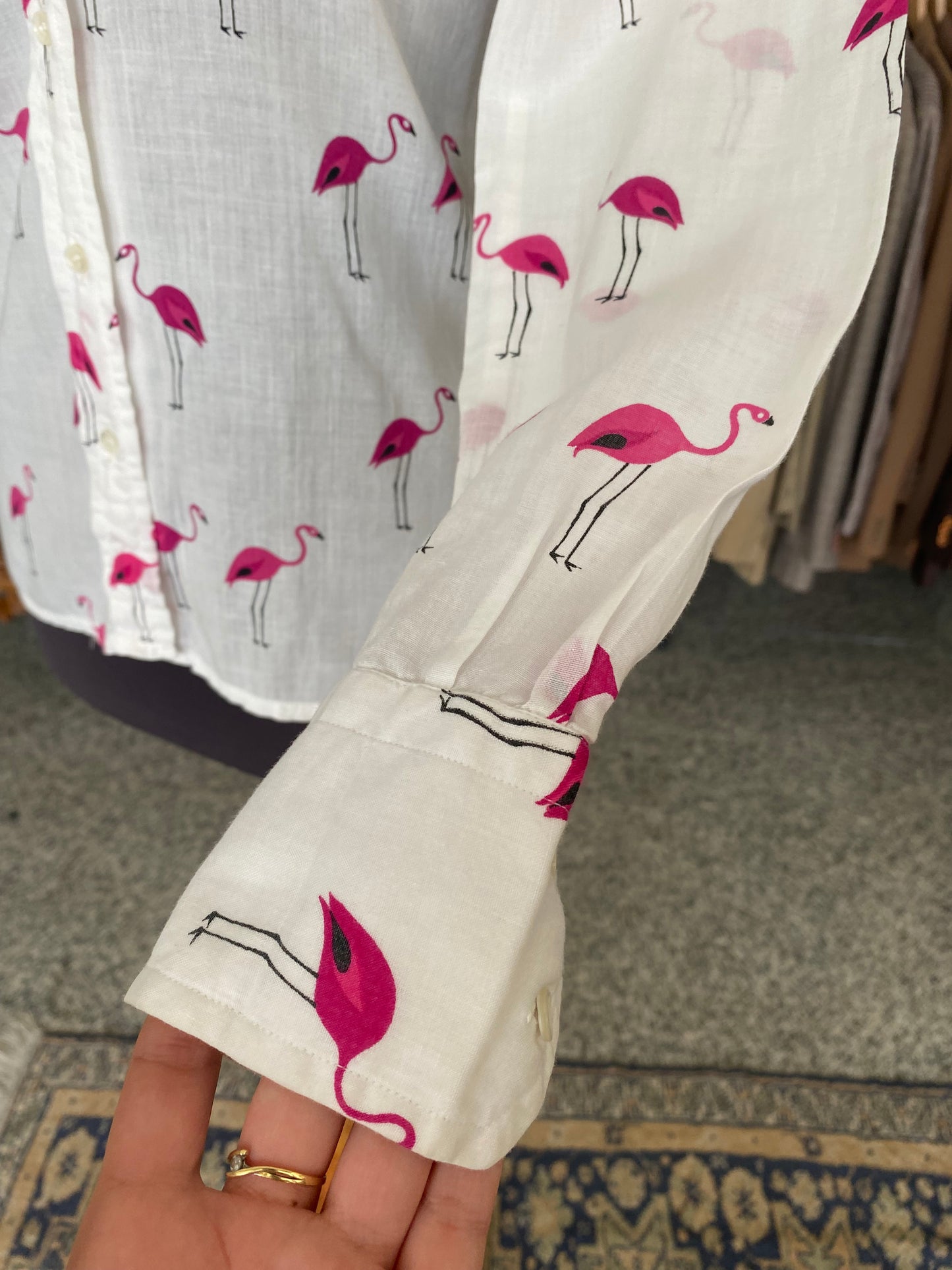 Camicia 70s flamingo - TG. 38/40