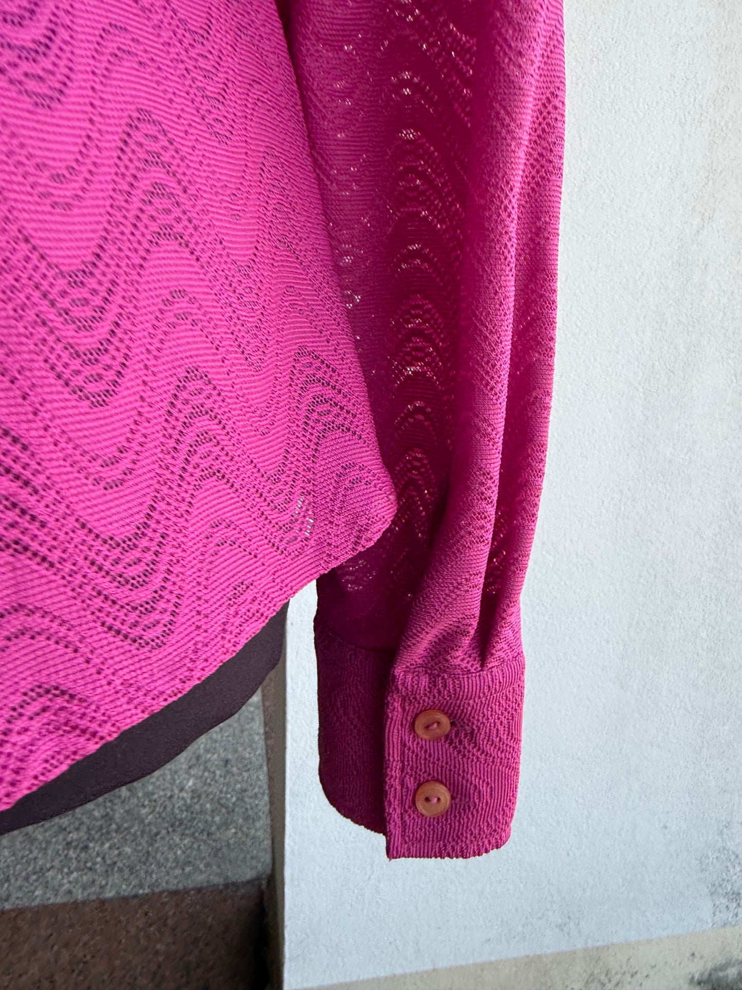 Camicia anni ‘70 fucsia - TG. 46