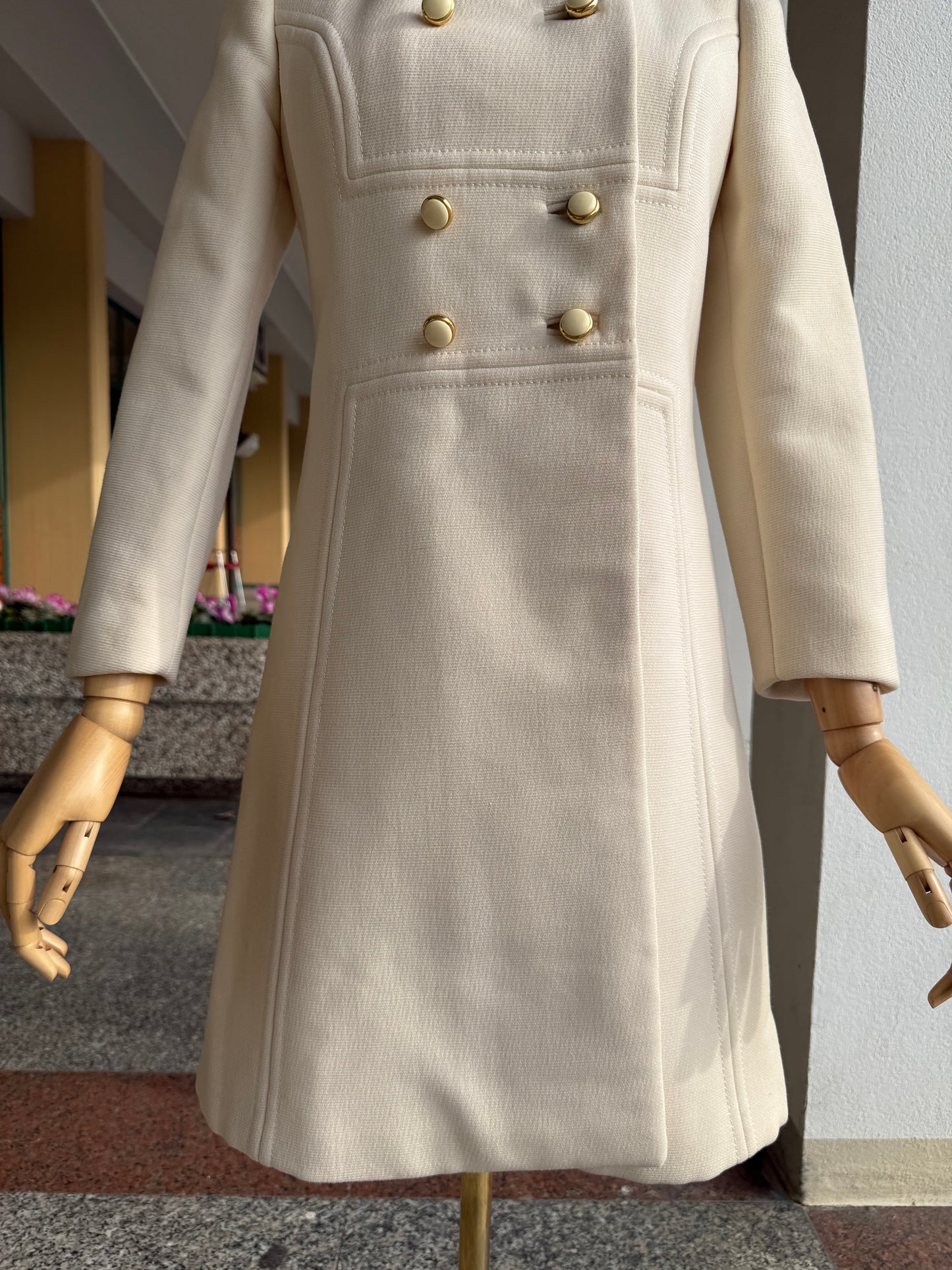 Cappotto anni ‘60 panna - TG. 36/38