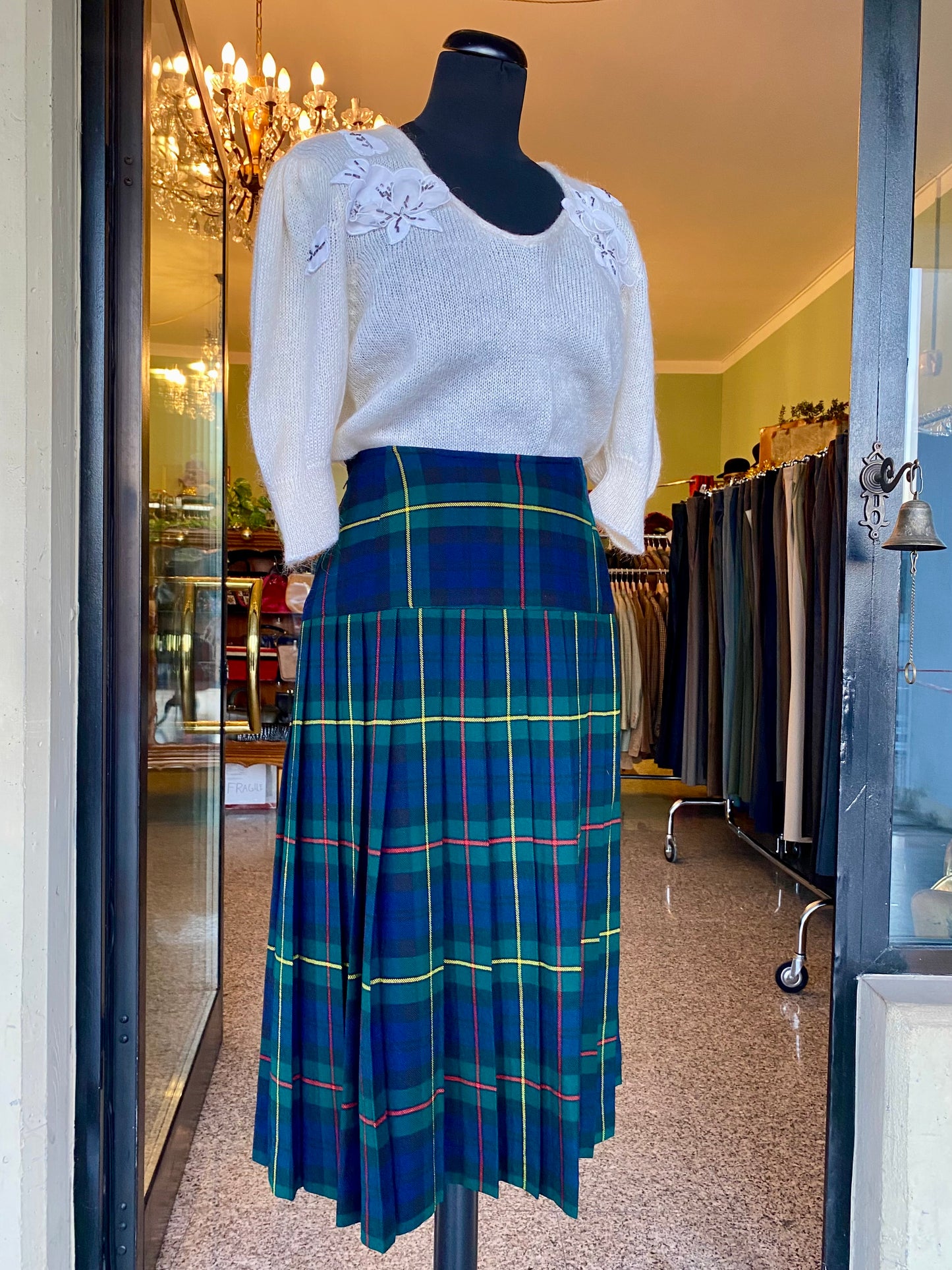 Gonna tartan blu - TG. 44/46