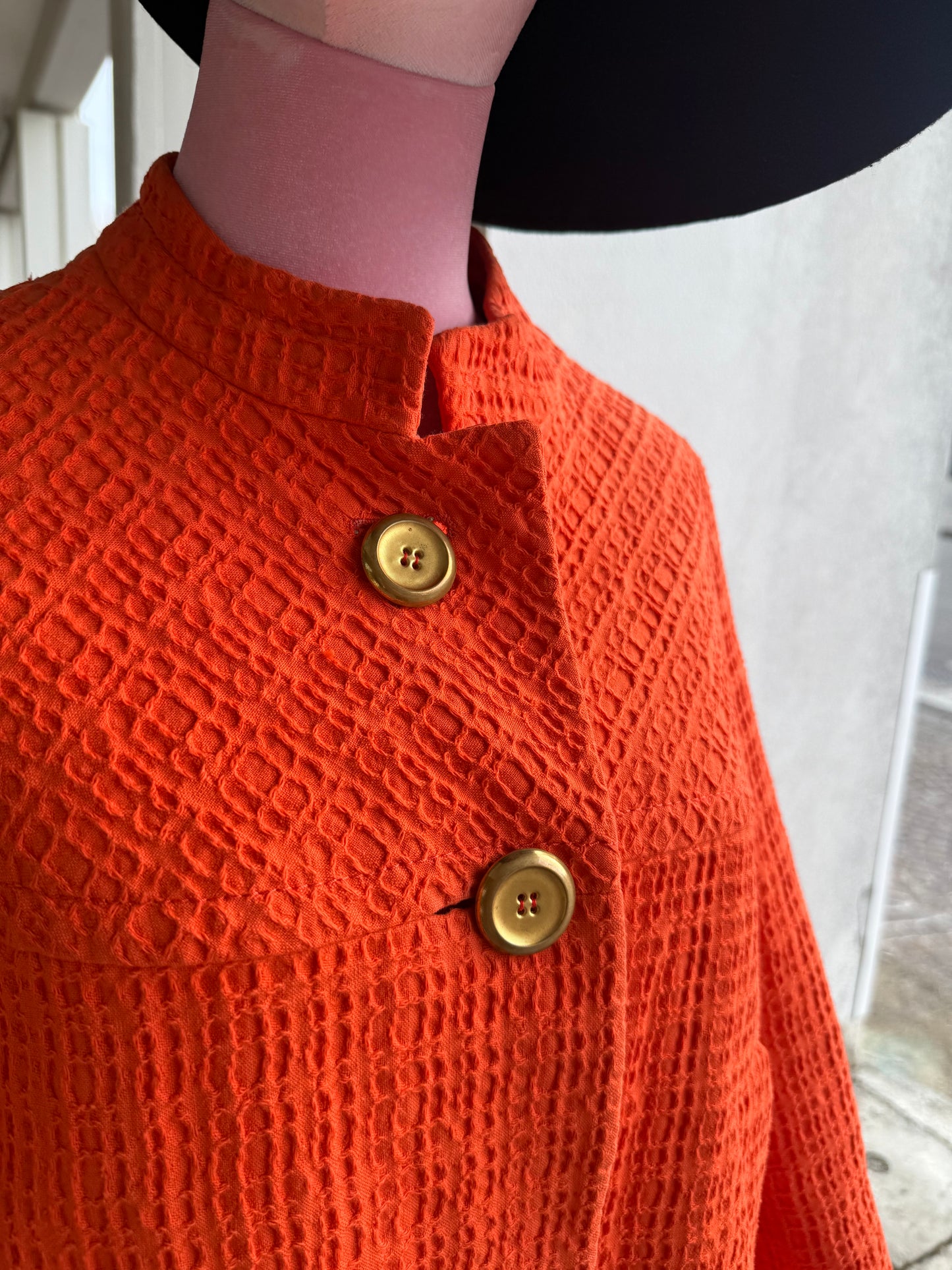 Cappotto anni ‘60 arancione - TG. 40/42