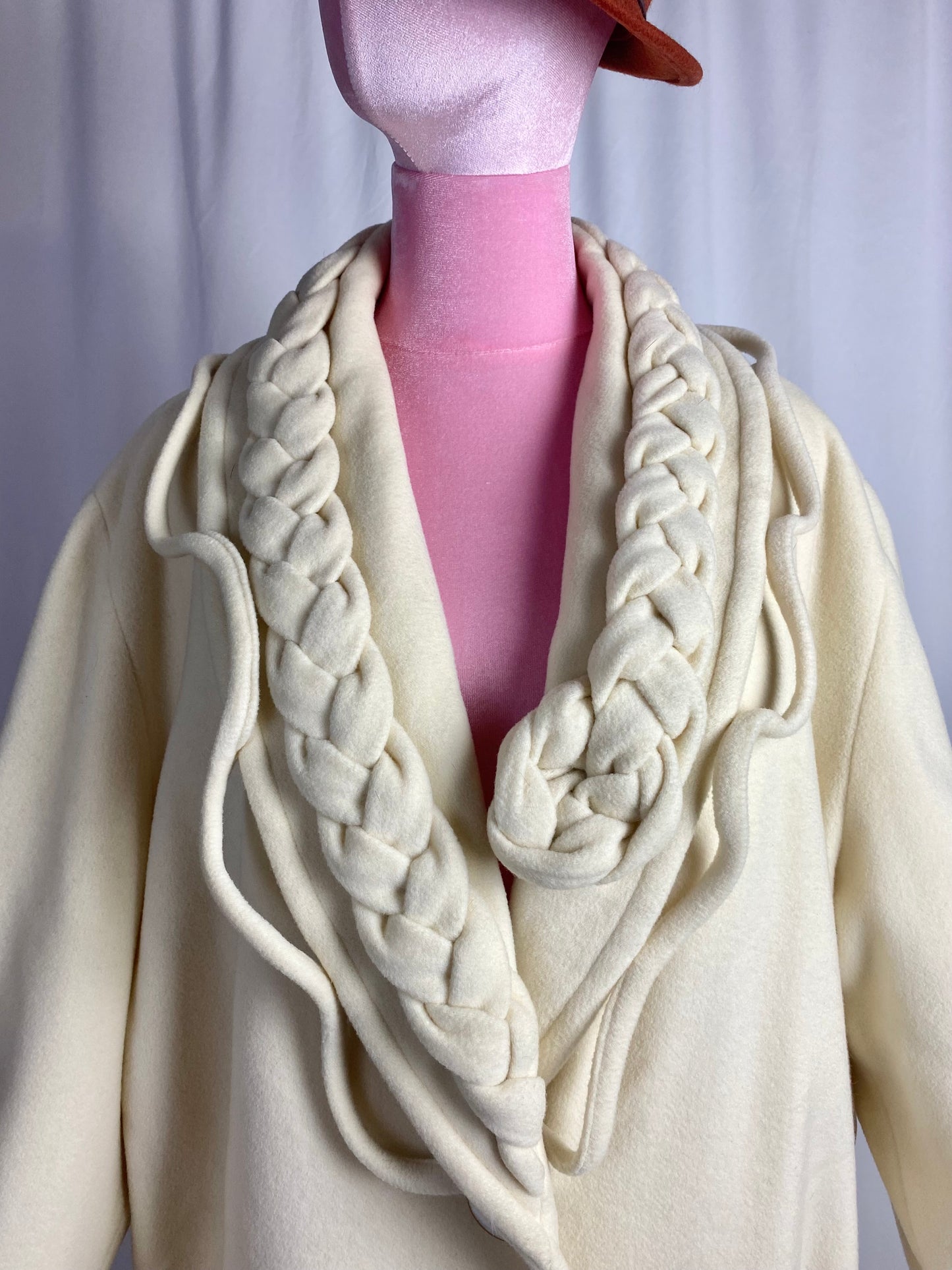 Cappotto panna 100% lana - TG. 46