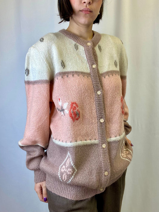 Cardigan in mohair - TG. 44/46/48/50