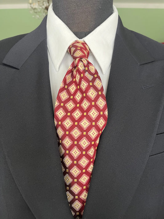 Cravatta anni ‘80 art deco