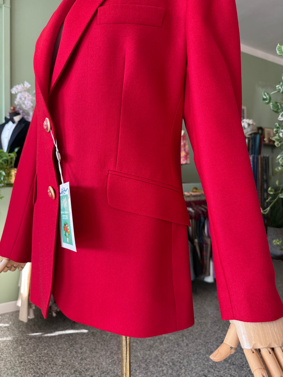 Blazer rosso nuovo fondo di magazzino - TG. 44