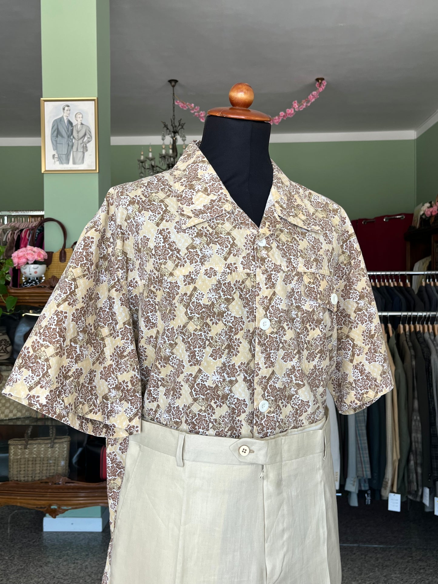 Camicia a maniche corte tg. L-XL